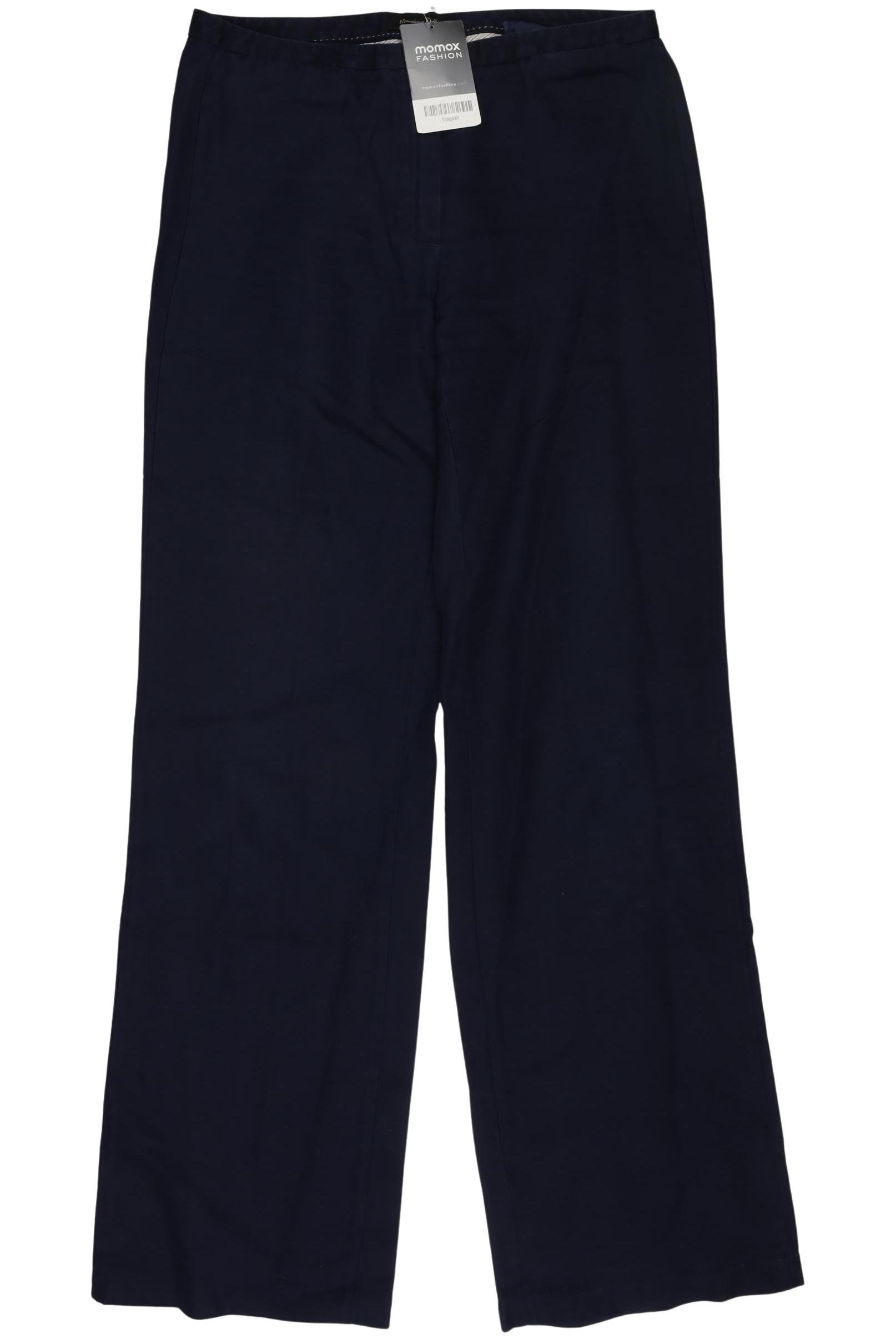 

Massimo Dutti Damen Stoffhose, marineblau, Gr. 36