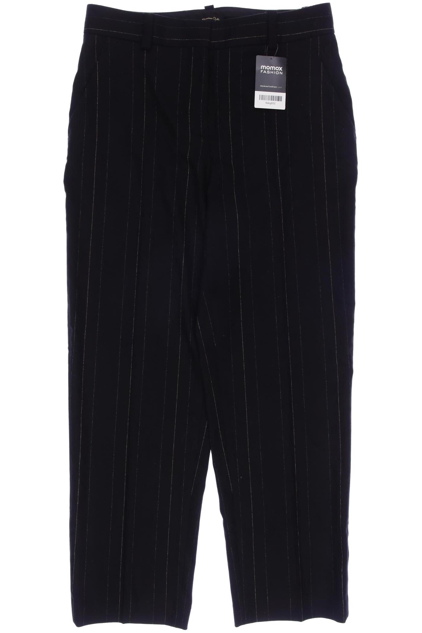 

Massimo Dutti Damen Stoffhose, schwarz, Gr. 40