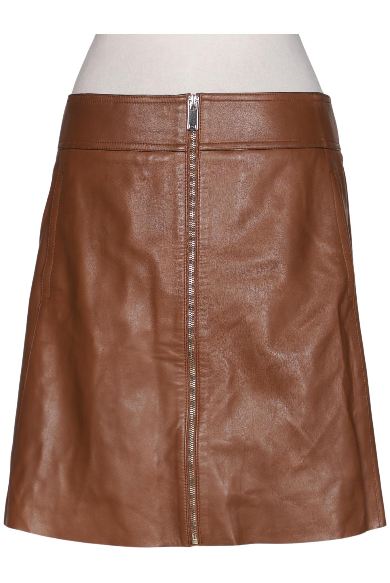 

Massimo Dutti Damen Rock, braun, Gr. 38