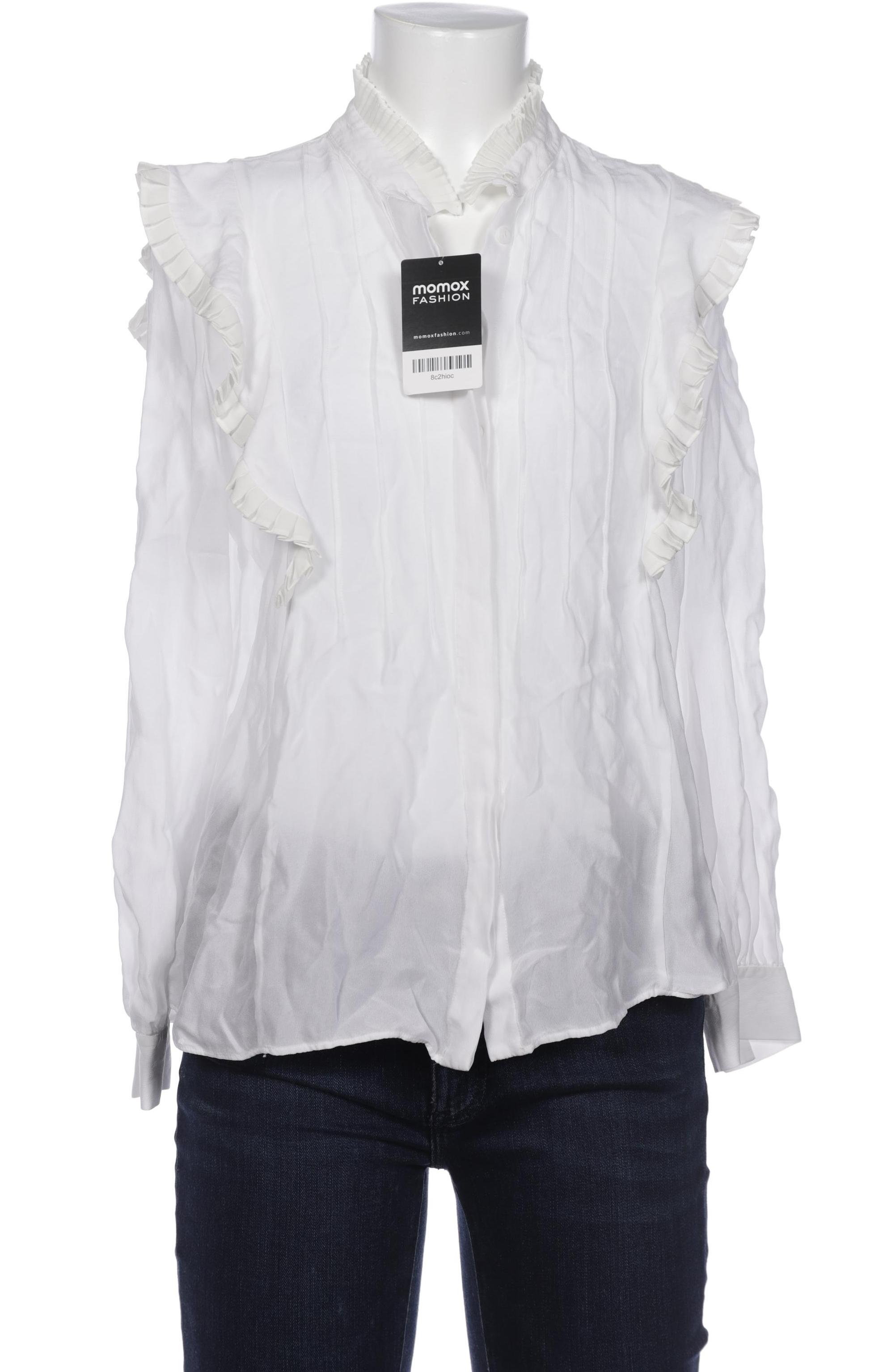 

Massimo Dutti Damen Bluse, weiß, Gr. 38