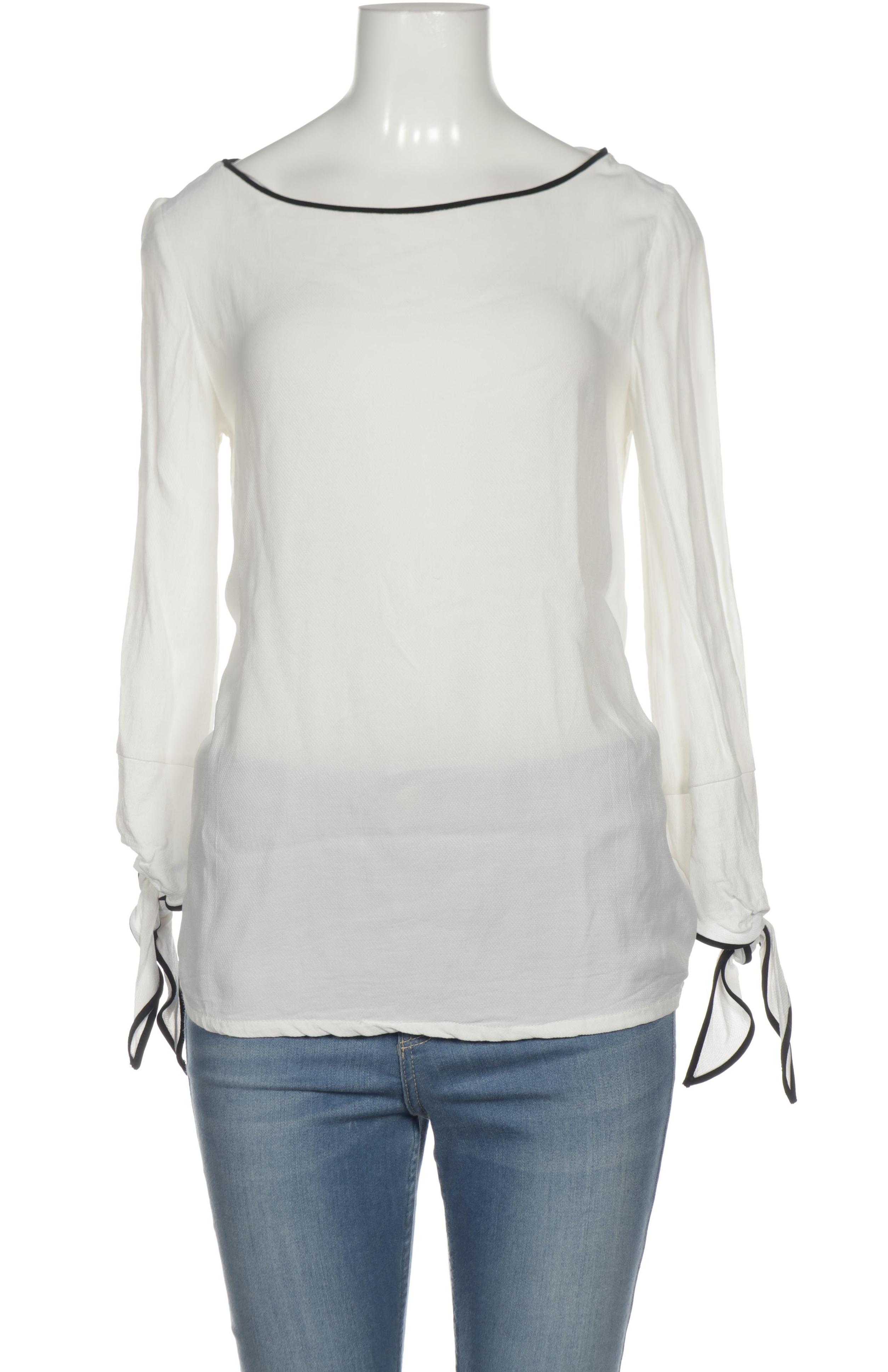 

Massimo Dutti Damen Bluse, weiß, Gr. 34