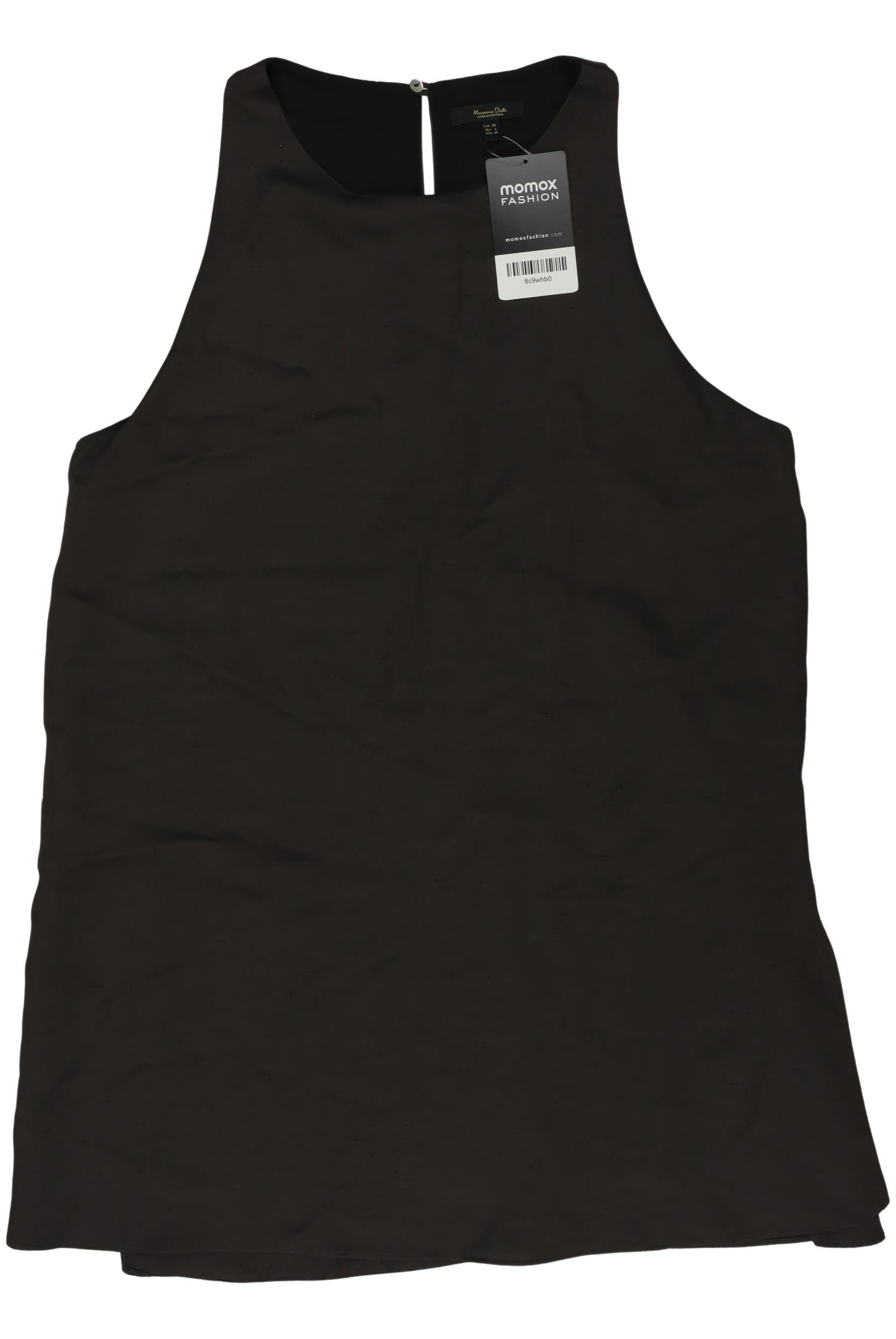 

Massimo Dutti Damen Top, schwarz, Gr. 38