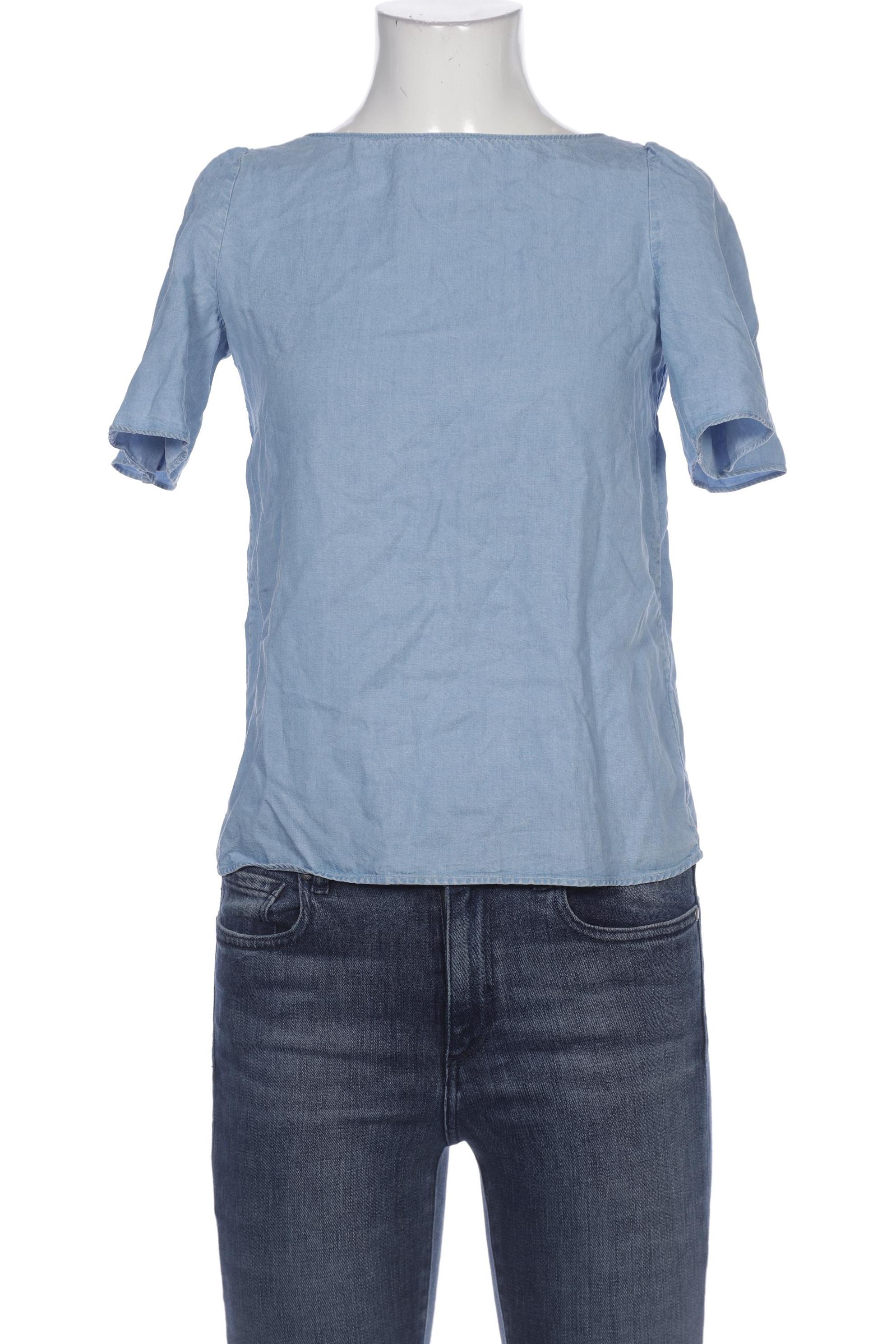

Massimo Dutti Damen Bluse, hellblau
