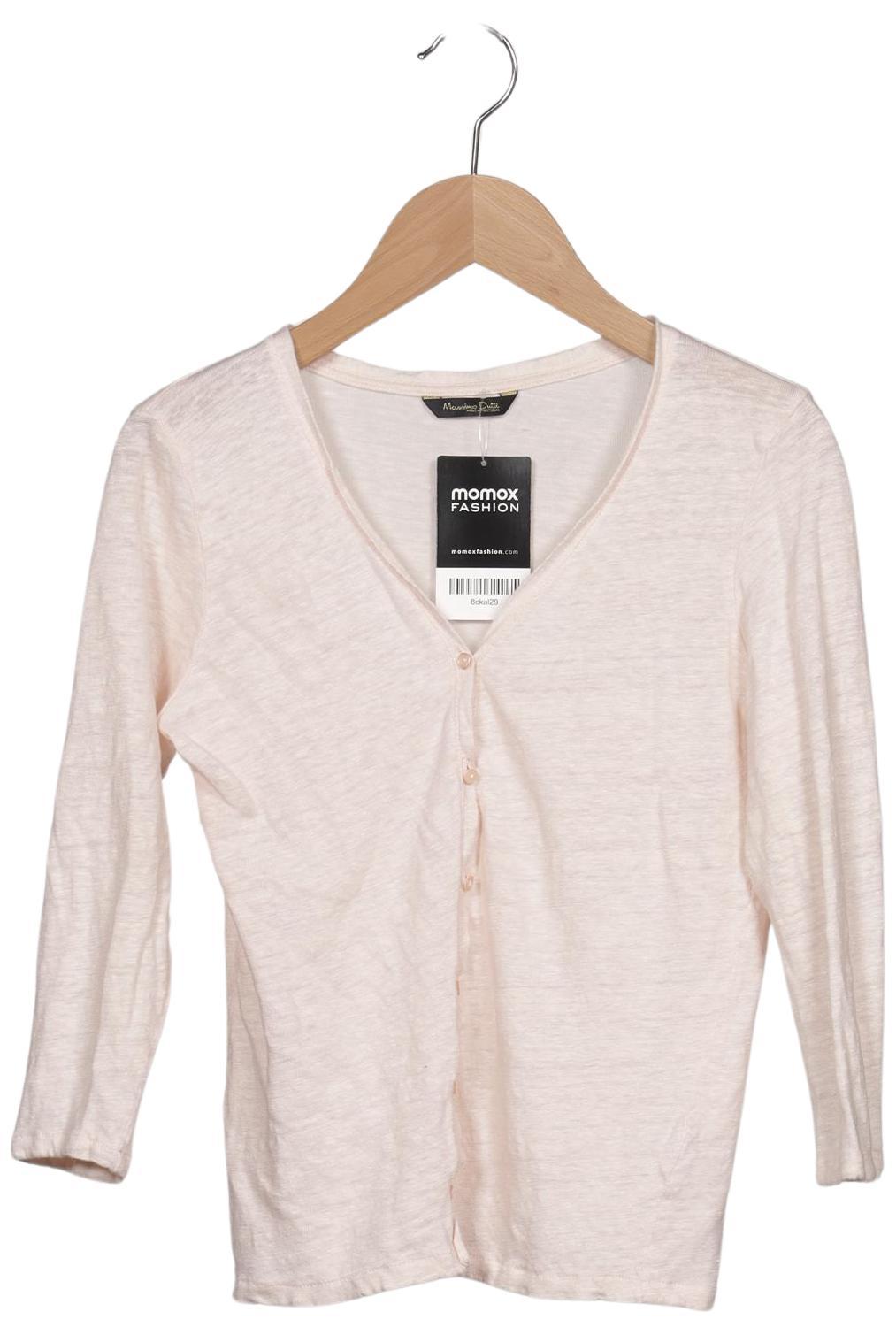 

Massimo Dutti Damen Strickjacke, beige, Gr. 36