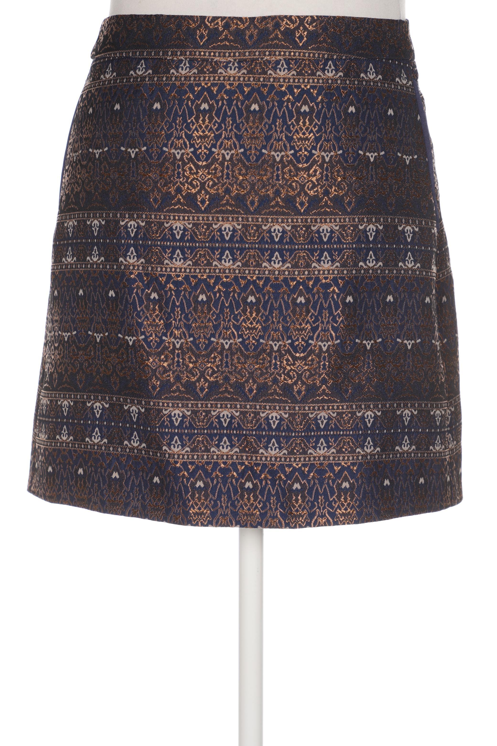 

Massimo Dutti Damen Rock, marineblau, Gr. 42
