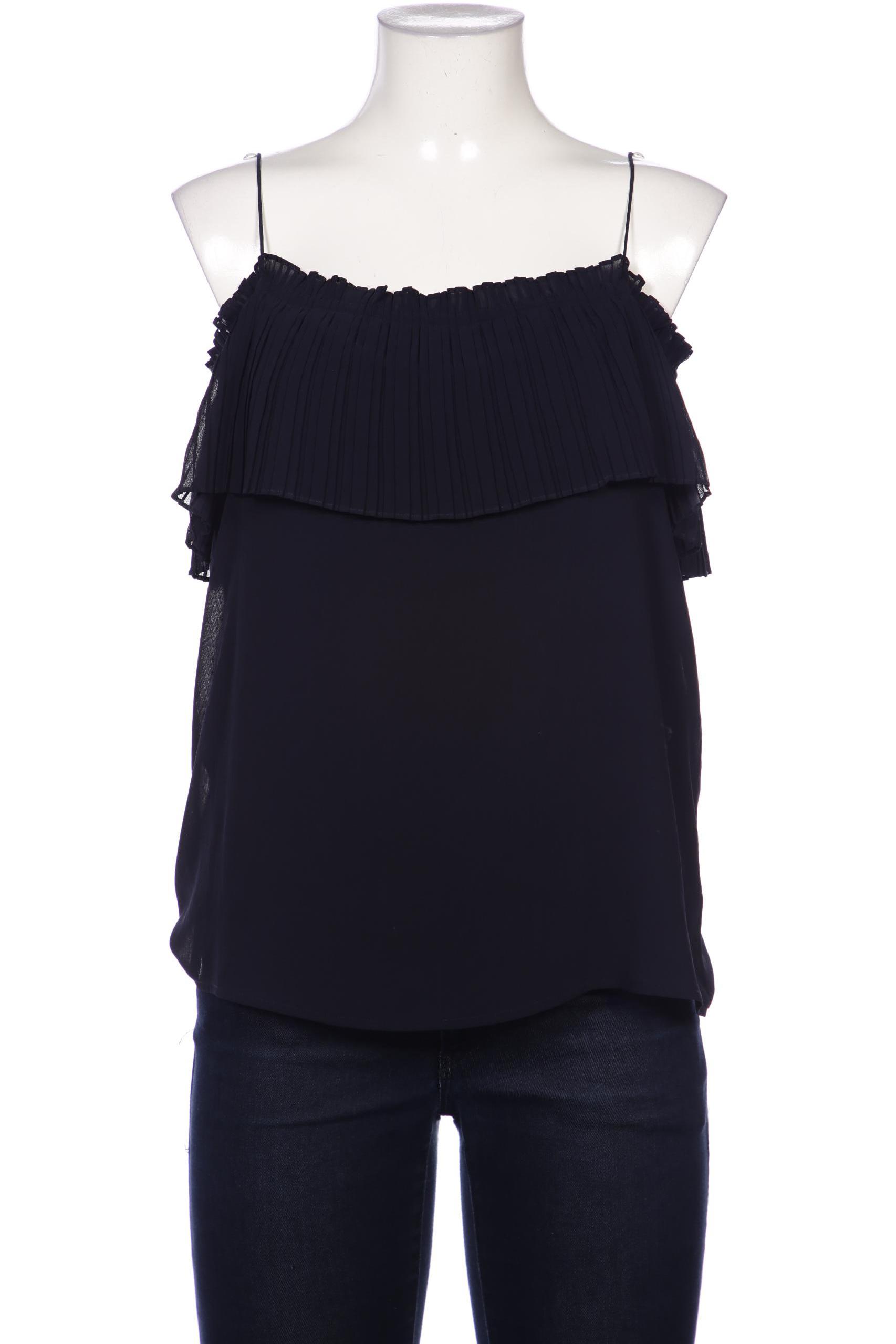 

Massimo Dutti Damen Bluse, marineblau, Gr. 38