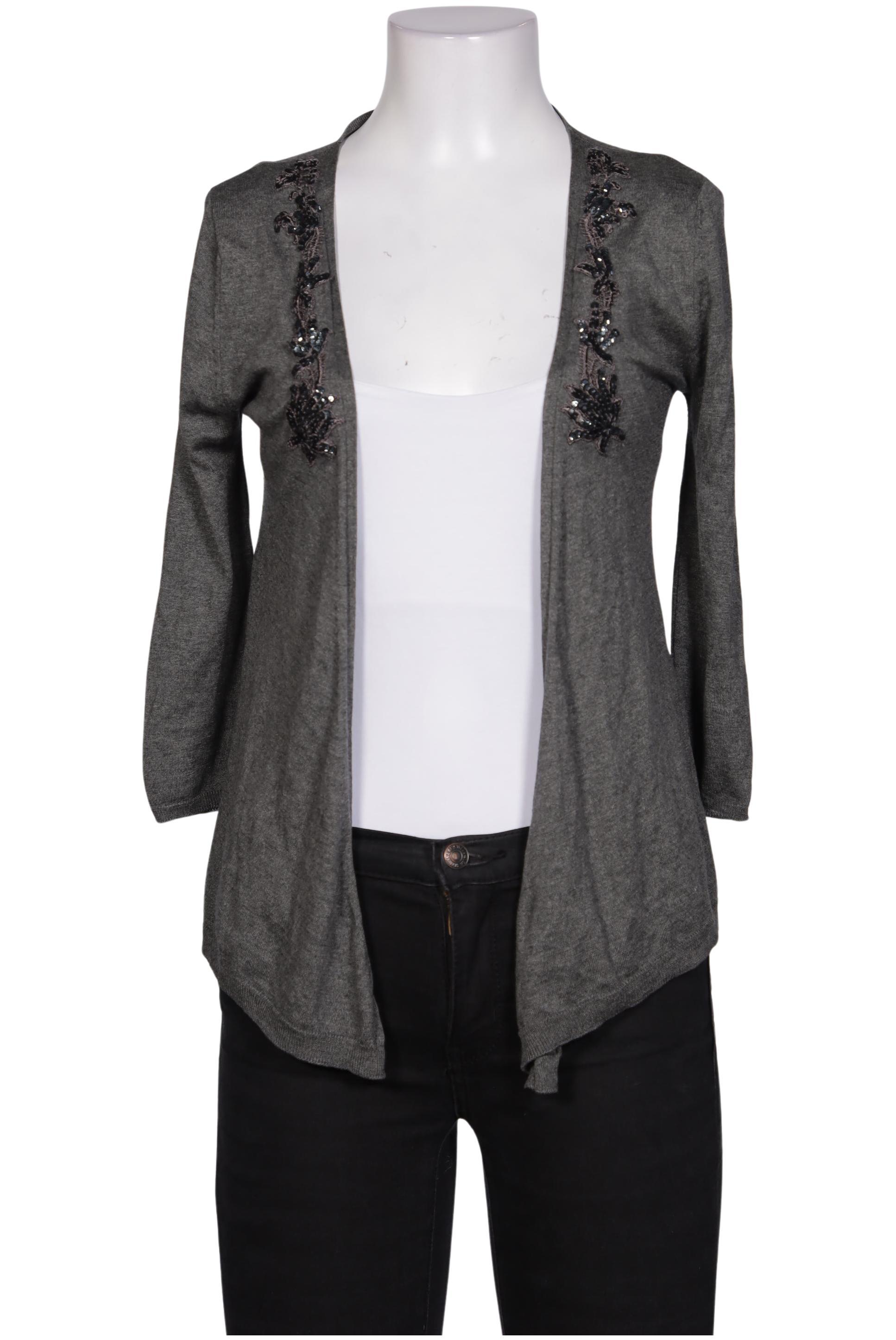 

Massimo Dutti Damen Strickjacke, grau, Gr. 32