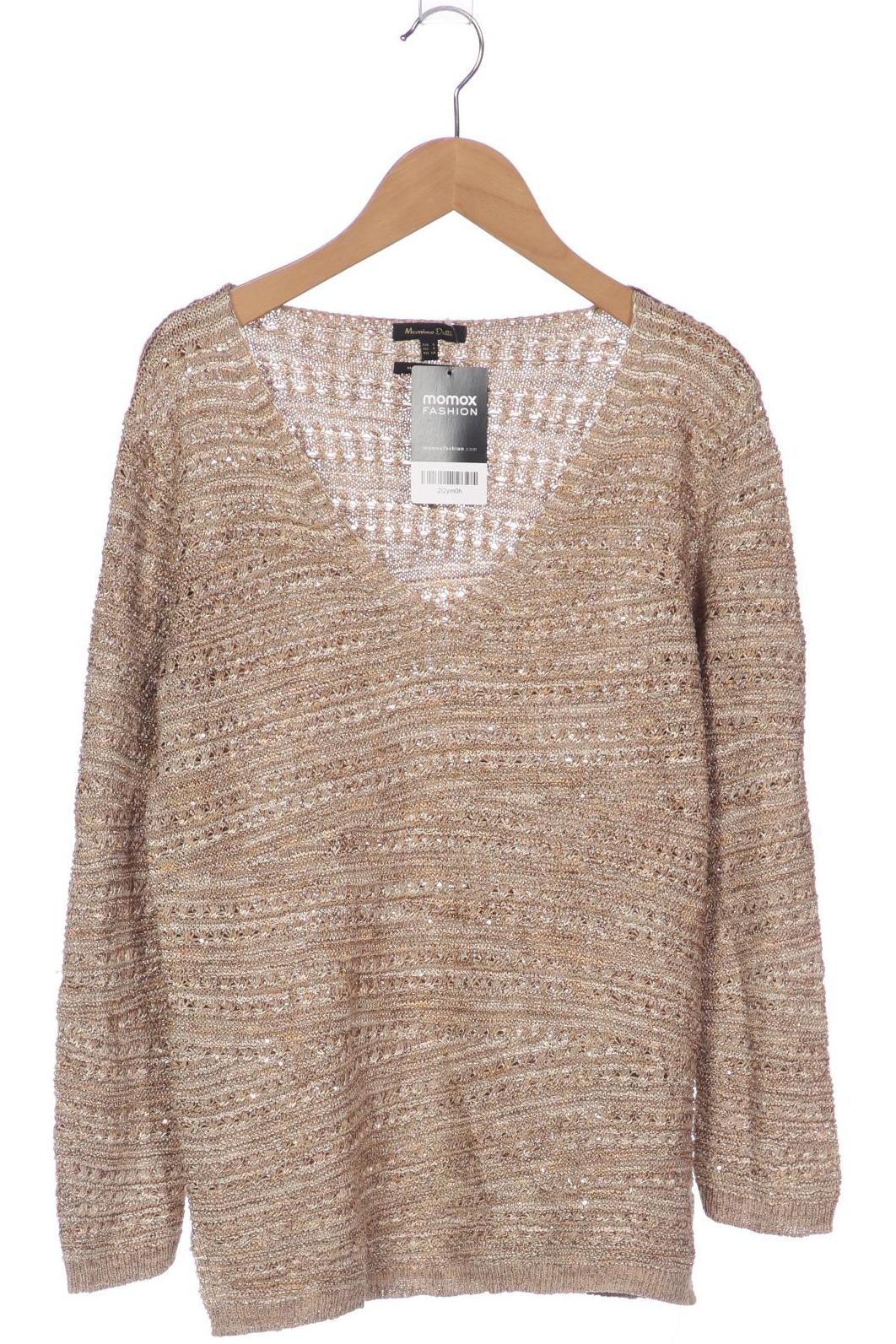 

Massimo Dutti Damen Pullover, beige, Gr. 36