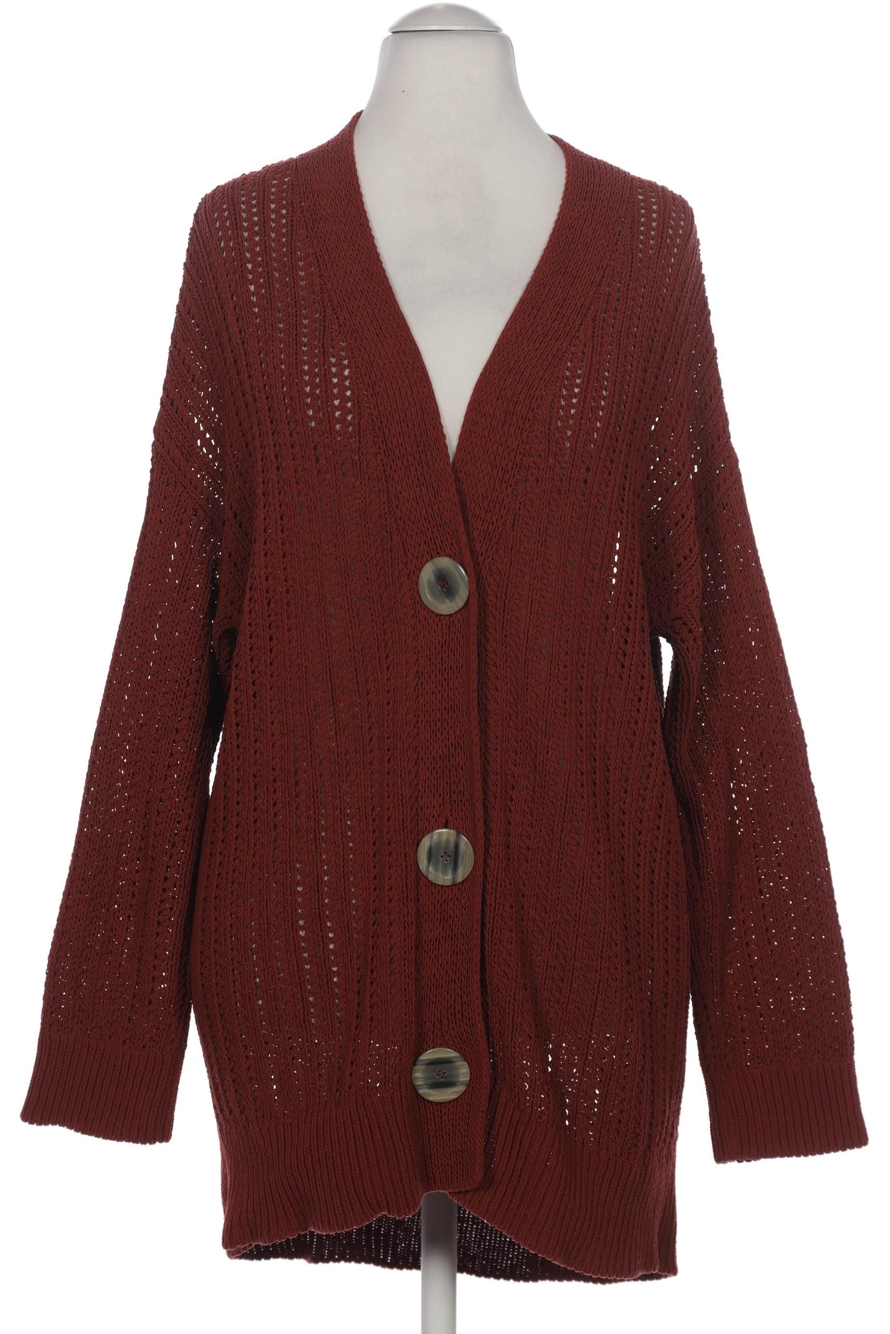 

Massimo Dutti Damen Strickjacke, bordeaux, Gr. 38