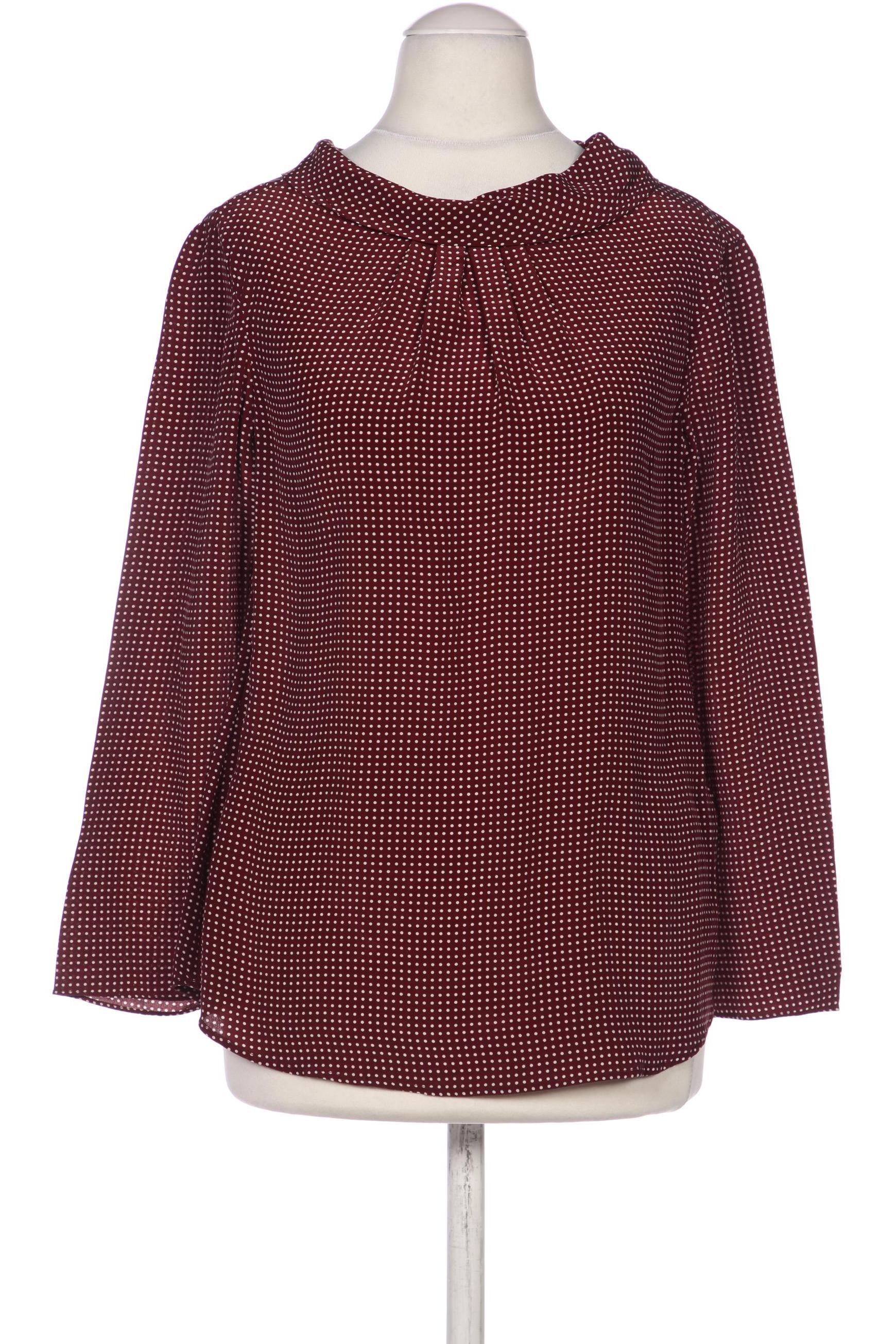 

Massimo Dutti Damen Bluse, bordeaux, Gr. 36