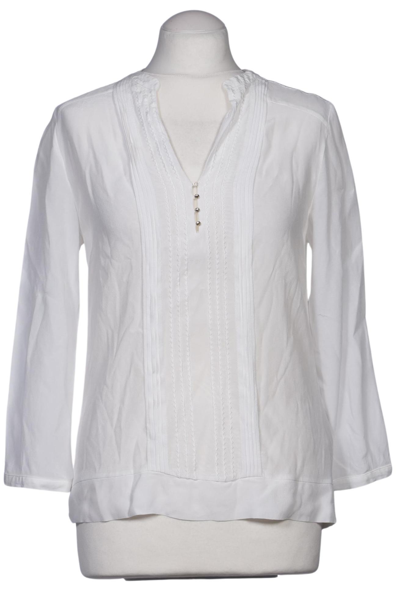 

Massimo Dutti Damen Bluse, weiß, Gr. 38
