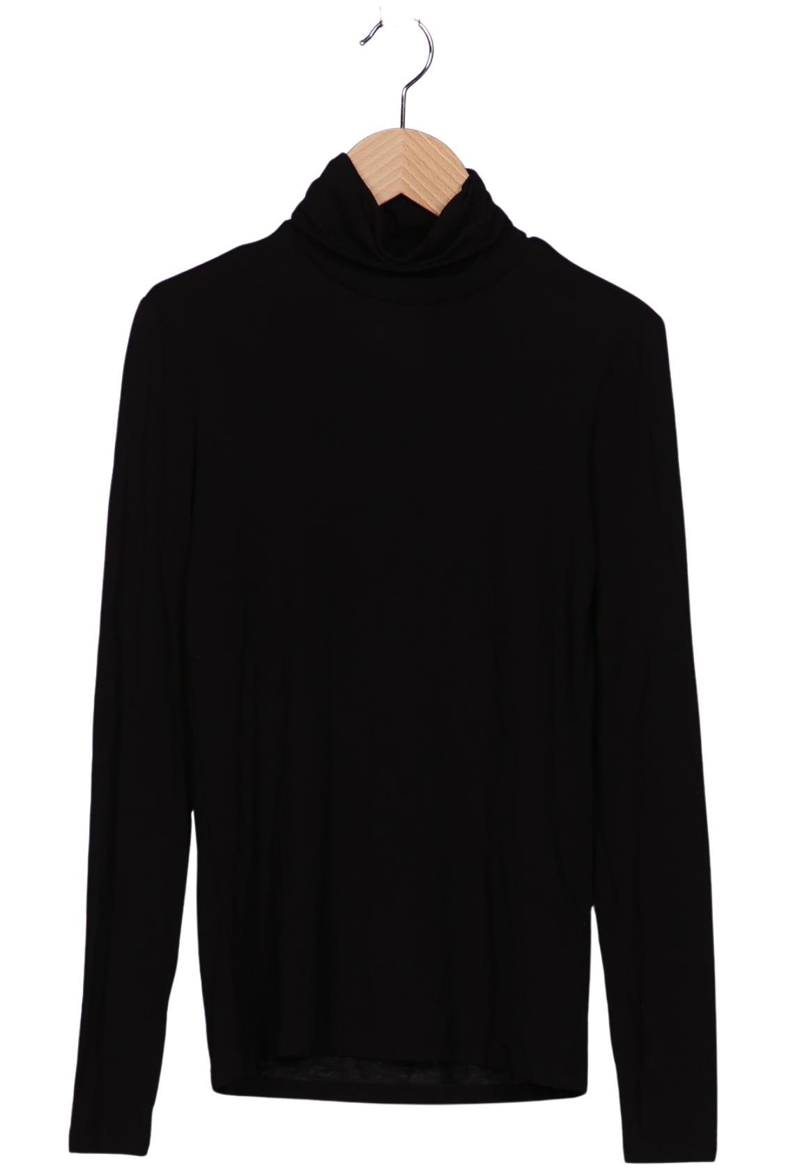 

Massimo Dutti Damen Langarmshirt, schwarz, Gr. 34