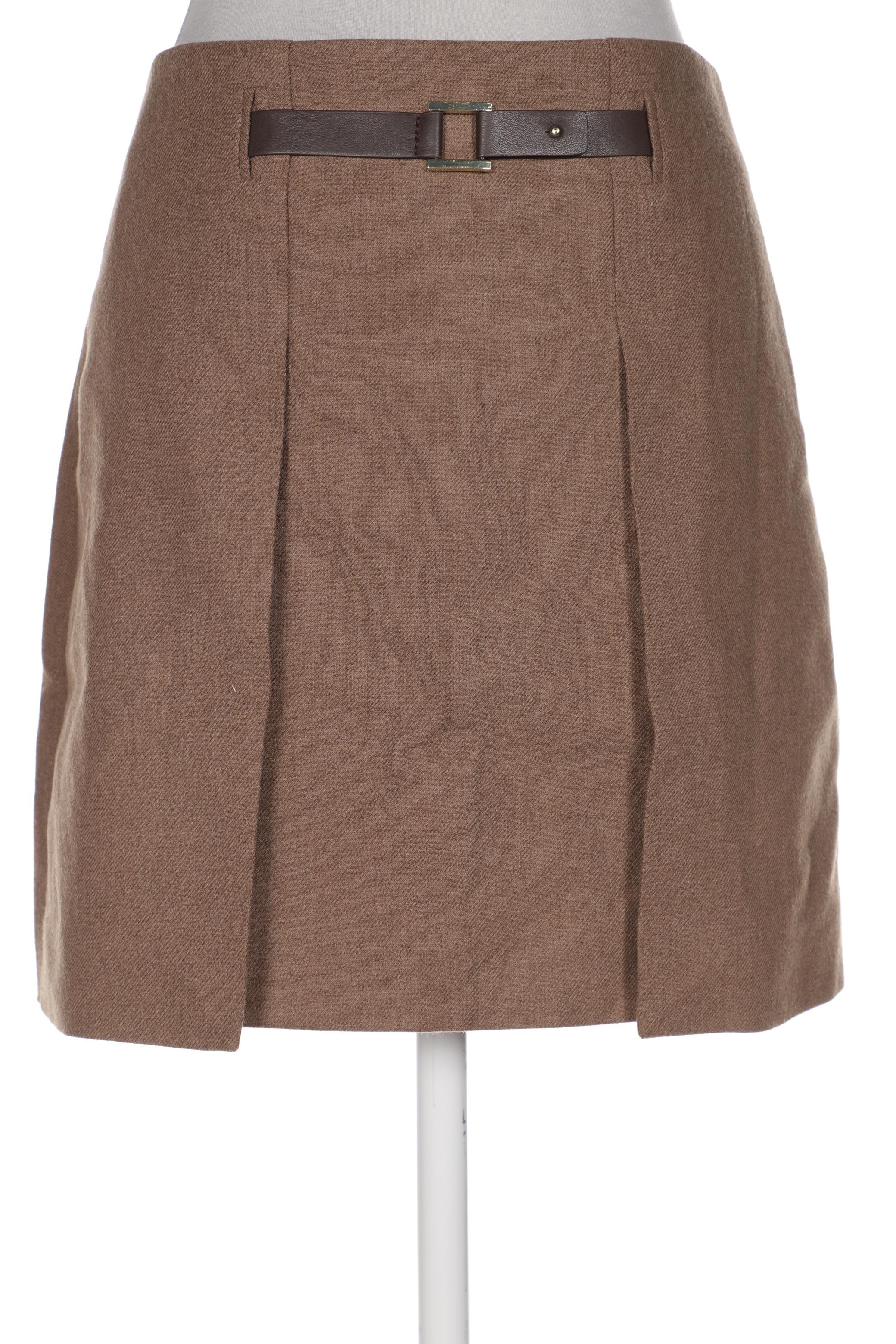 

Massimo Dutti Damen Rock, beige, Gr. 36