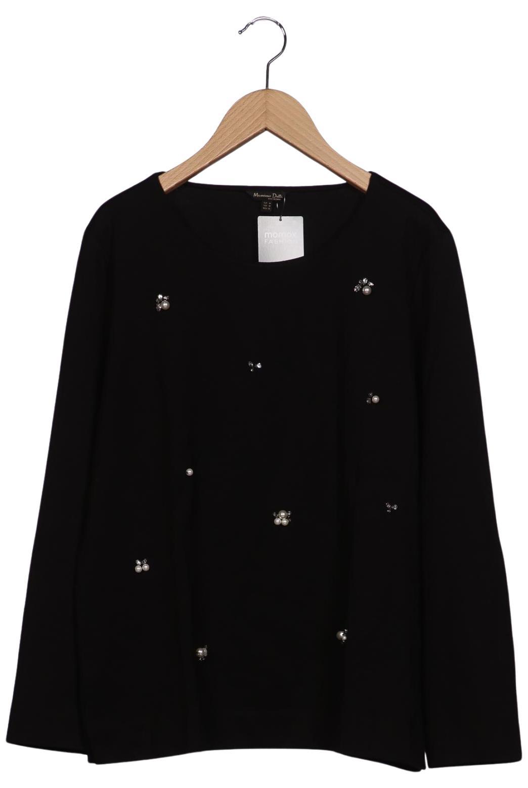 

Massimo Dutti Damen Langarmshirt, schwarz, Gr. 38