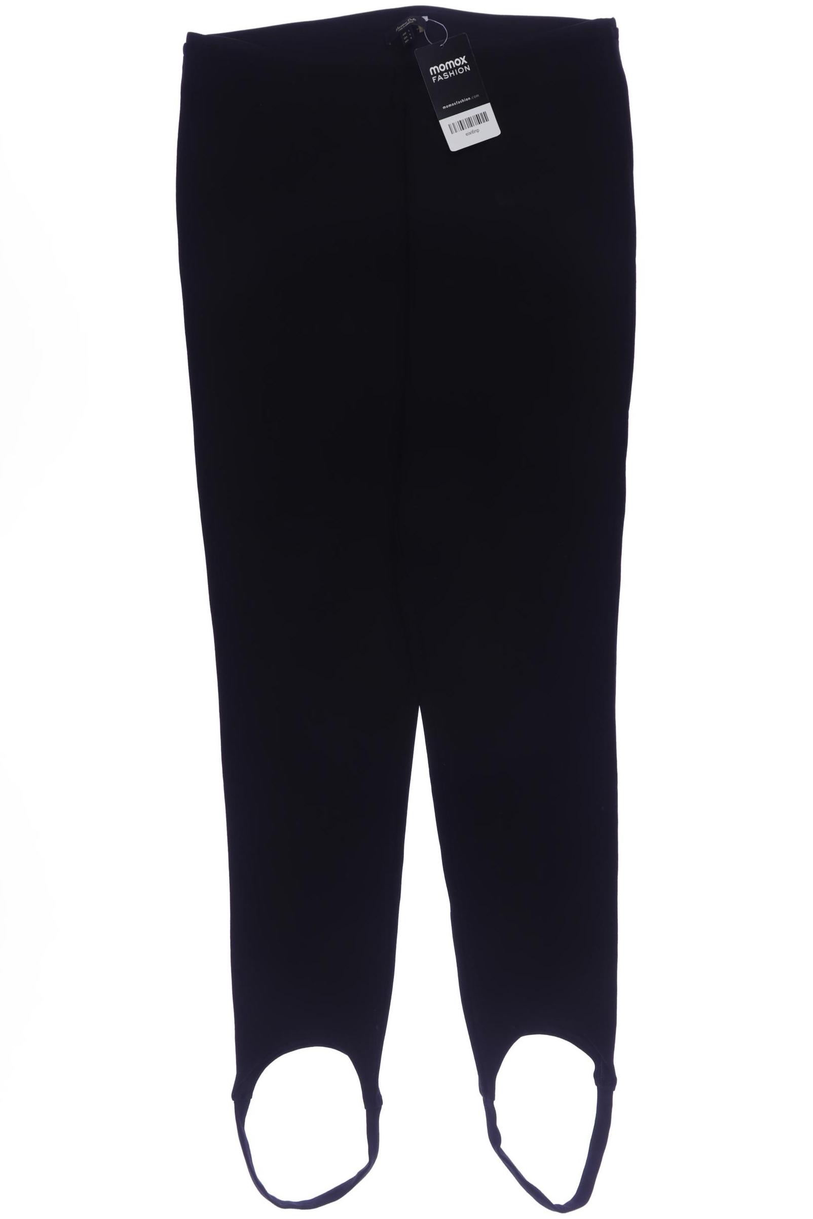 

Massimo Dutti Damen Stoffhose, schwarz, Gr. 0