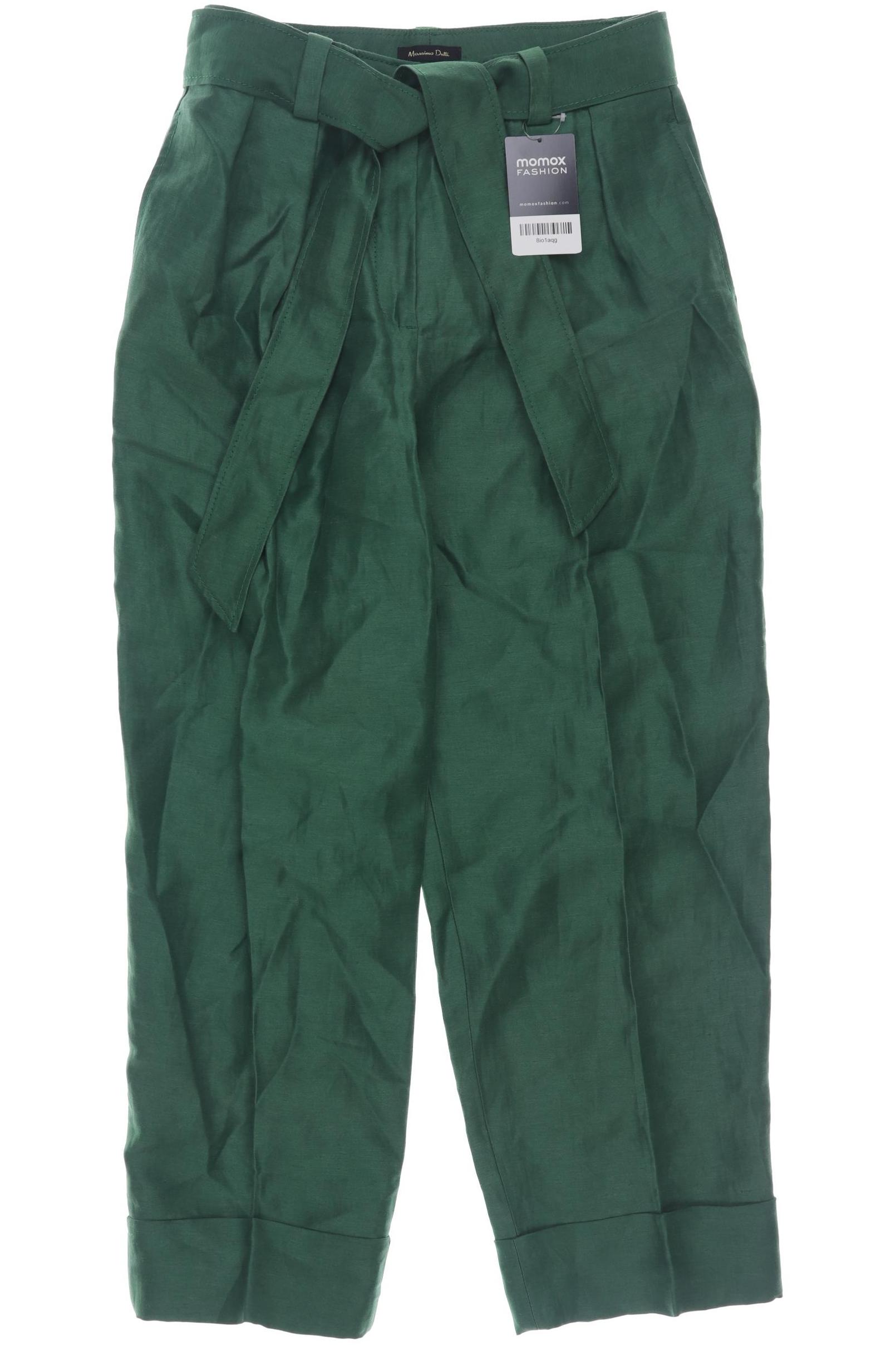 

Massimo Dutti Damen Stoffhose, grün, Gr. 36