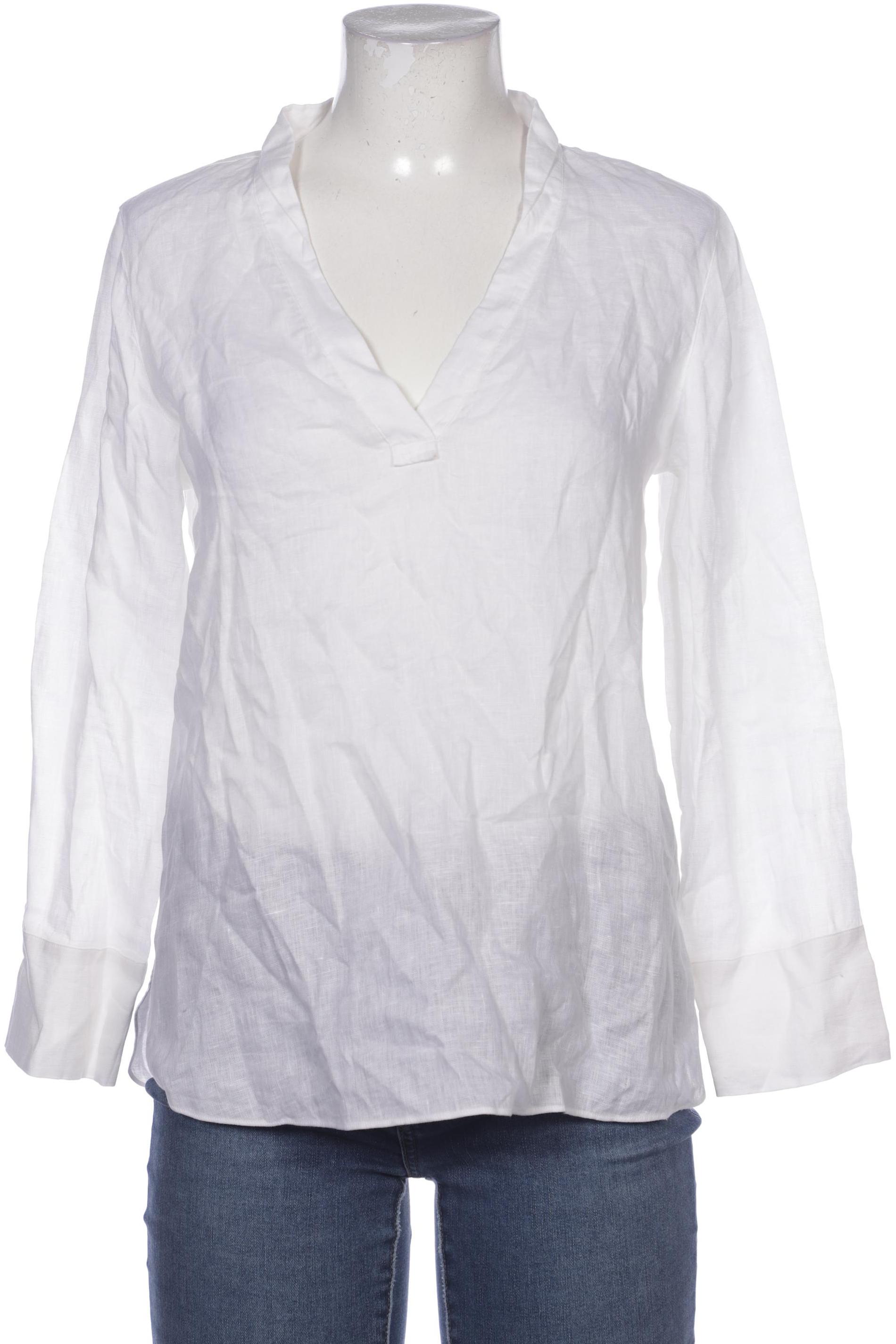 

Massimo Dutti Damen Bluse, weiß, Gr. 40