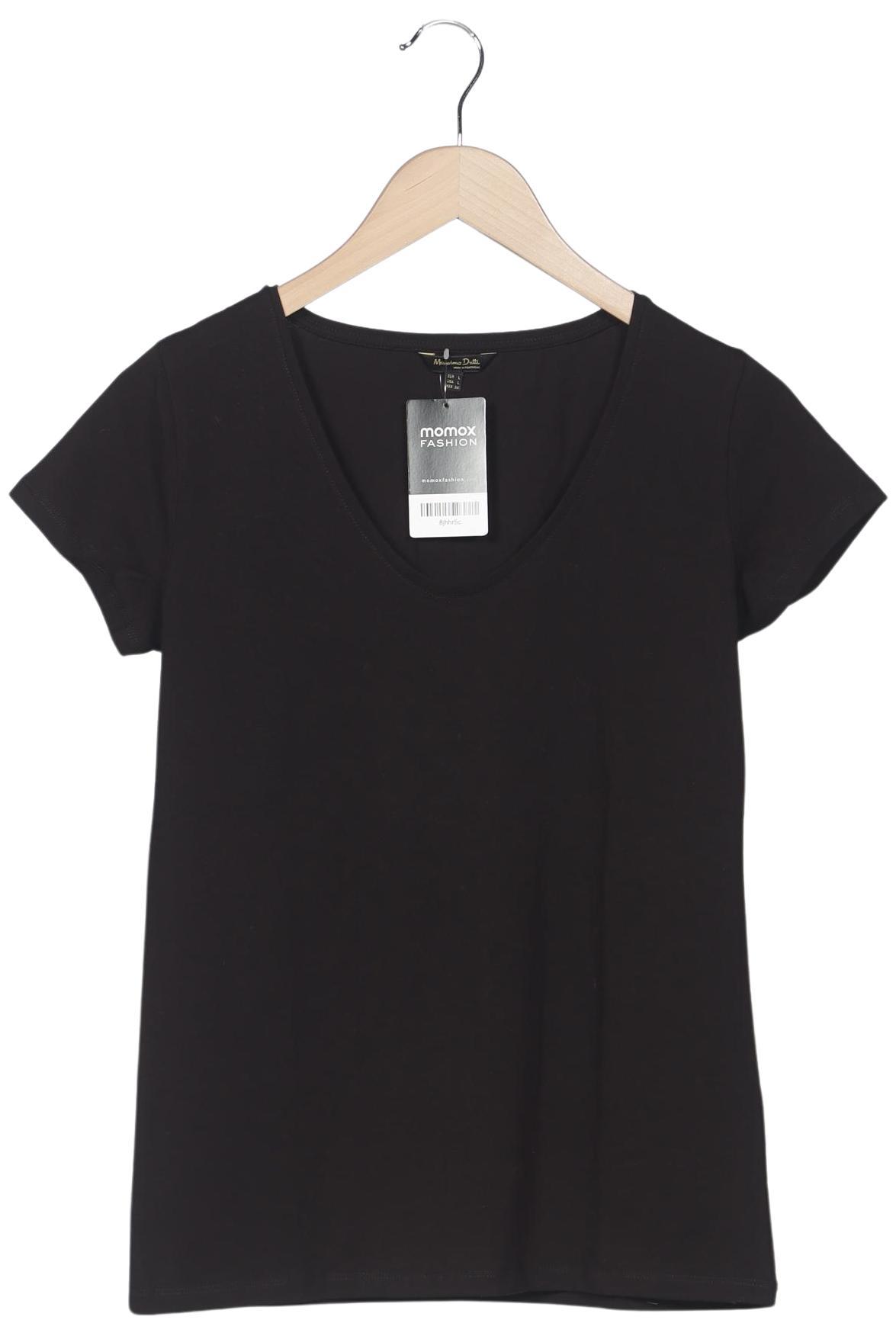 

Massimo Dutti Damen T-Shirt, schwarz, Gr. 42