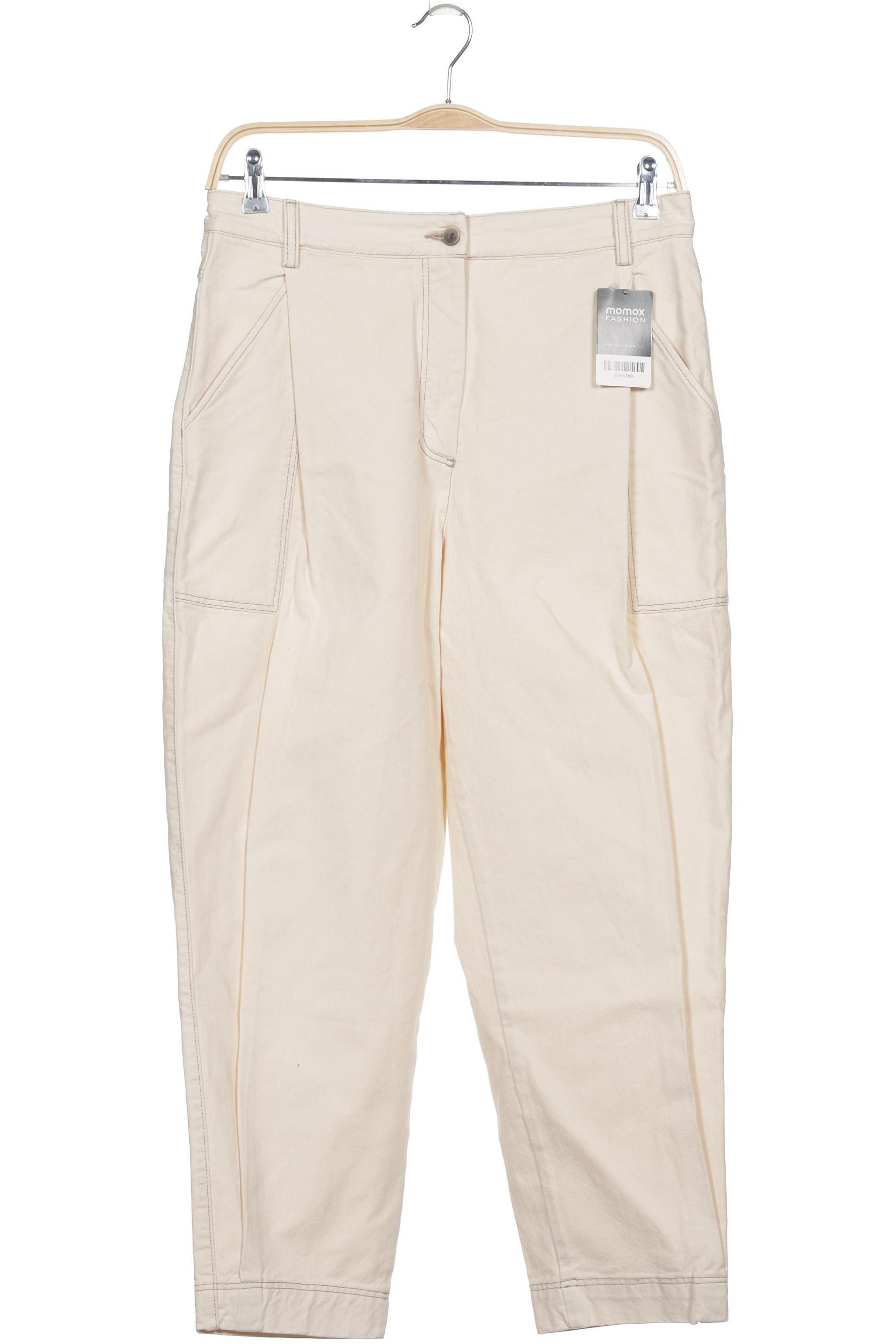 

Massimo Dutti Damen Jeans, cremeweiß, Gr. 42