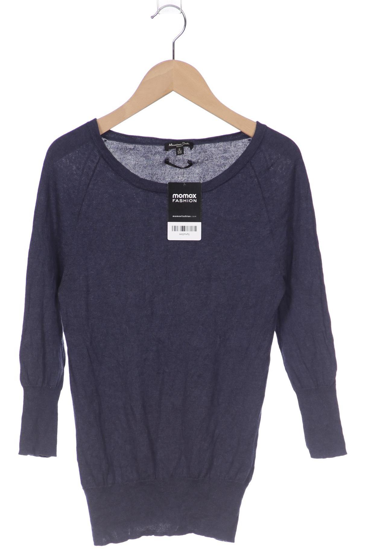 

Massimo Dutti Damen Pullover, marineblau, Gr. 30