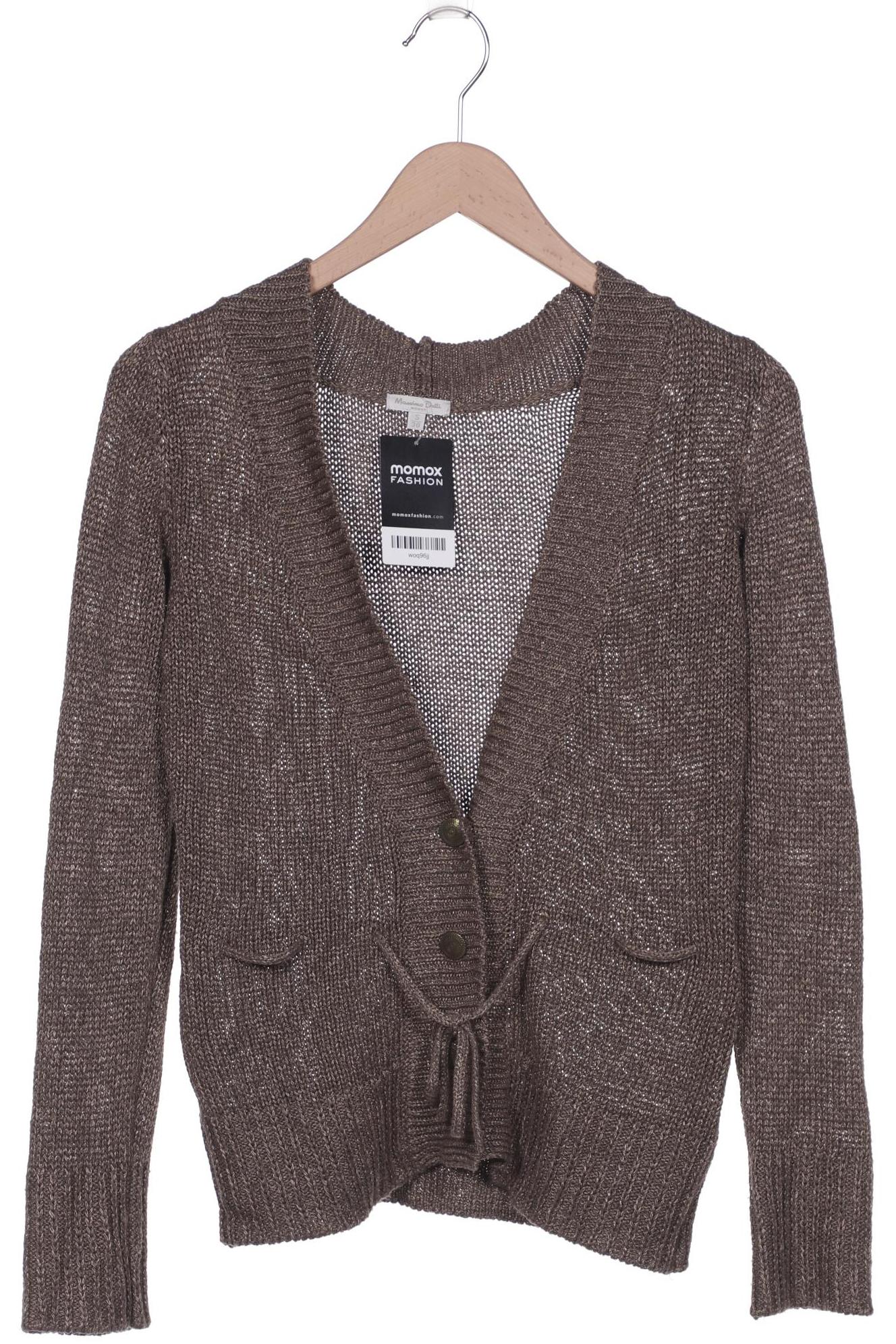 

Massimo Dutti Damen Strickjacke, braun, Gr. 36