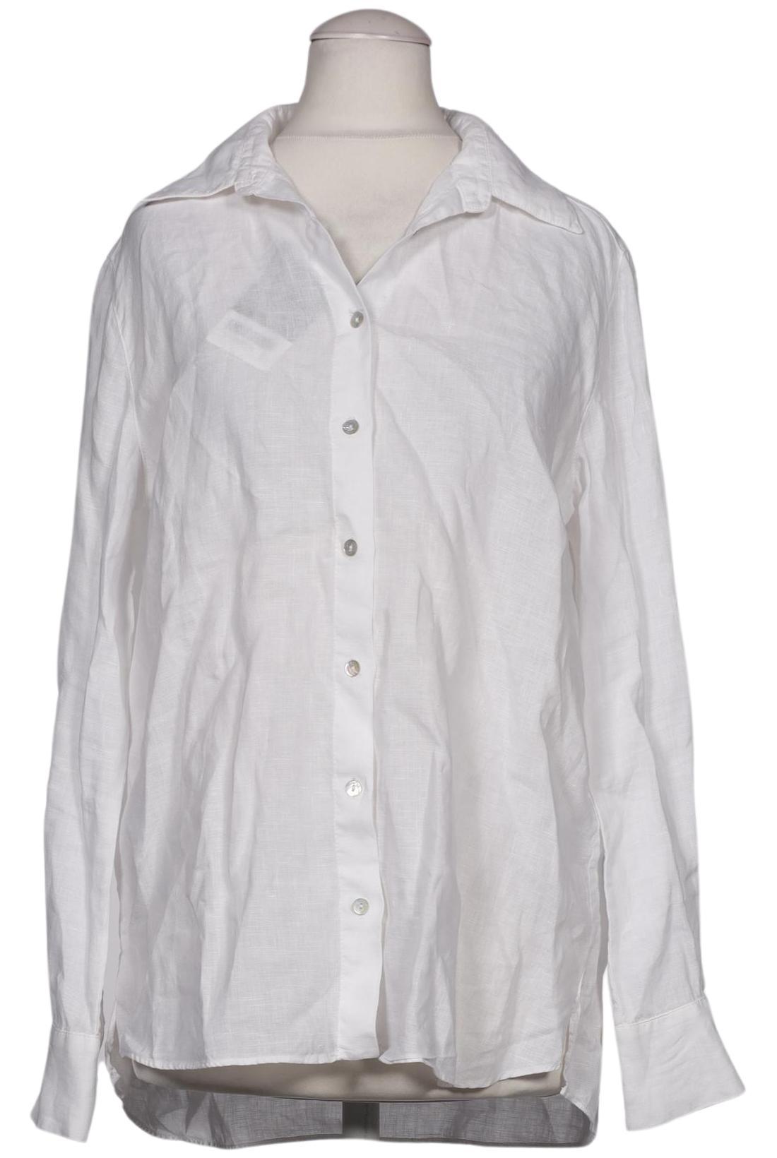 

Massimo Dutti Damen Bluse, weiß, Gr. 34