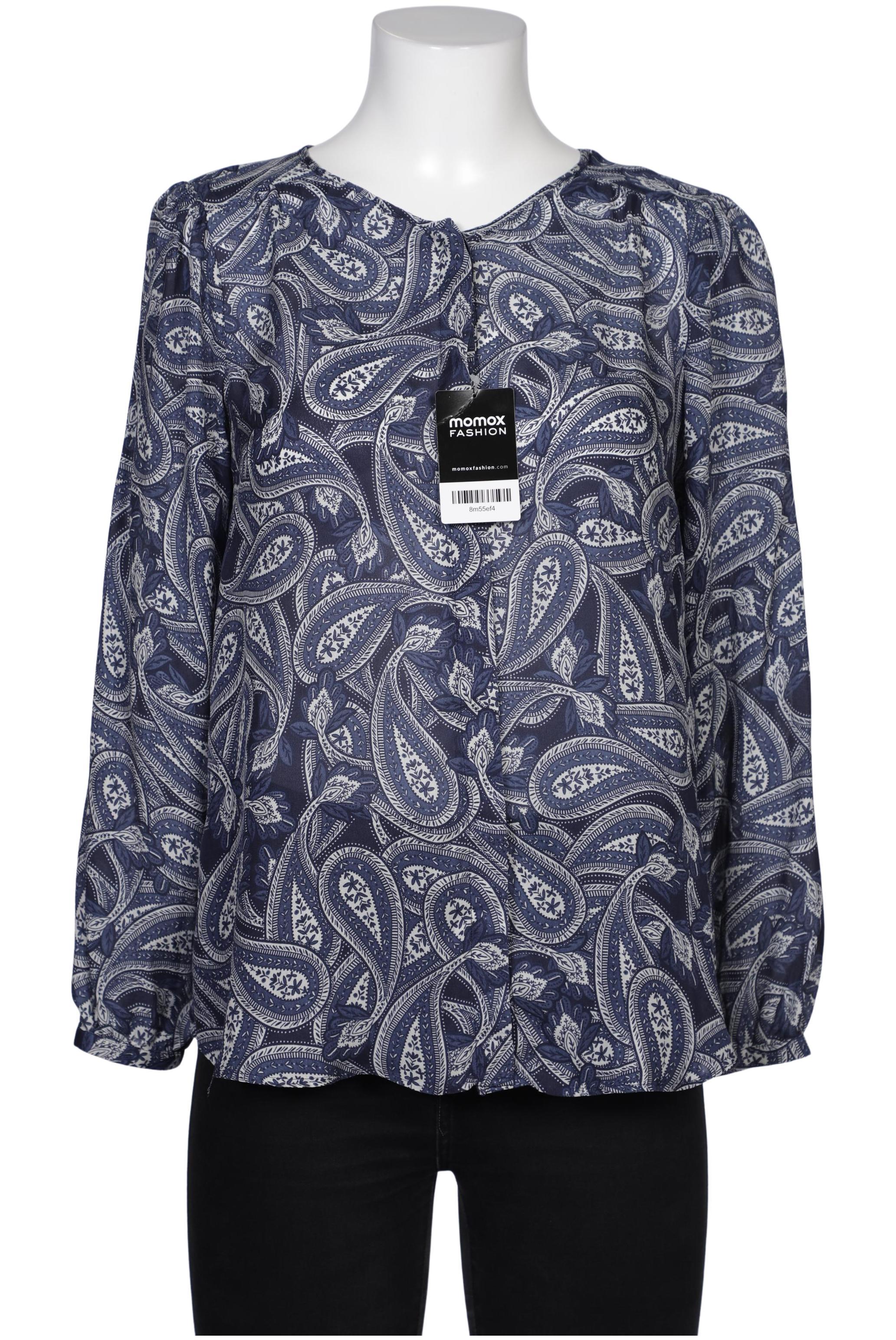 

Massimo Dutti Damen Bluse, marineblau, Gr. 38