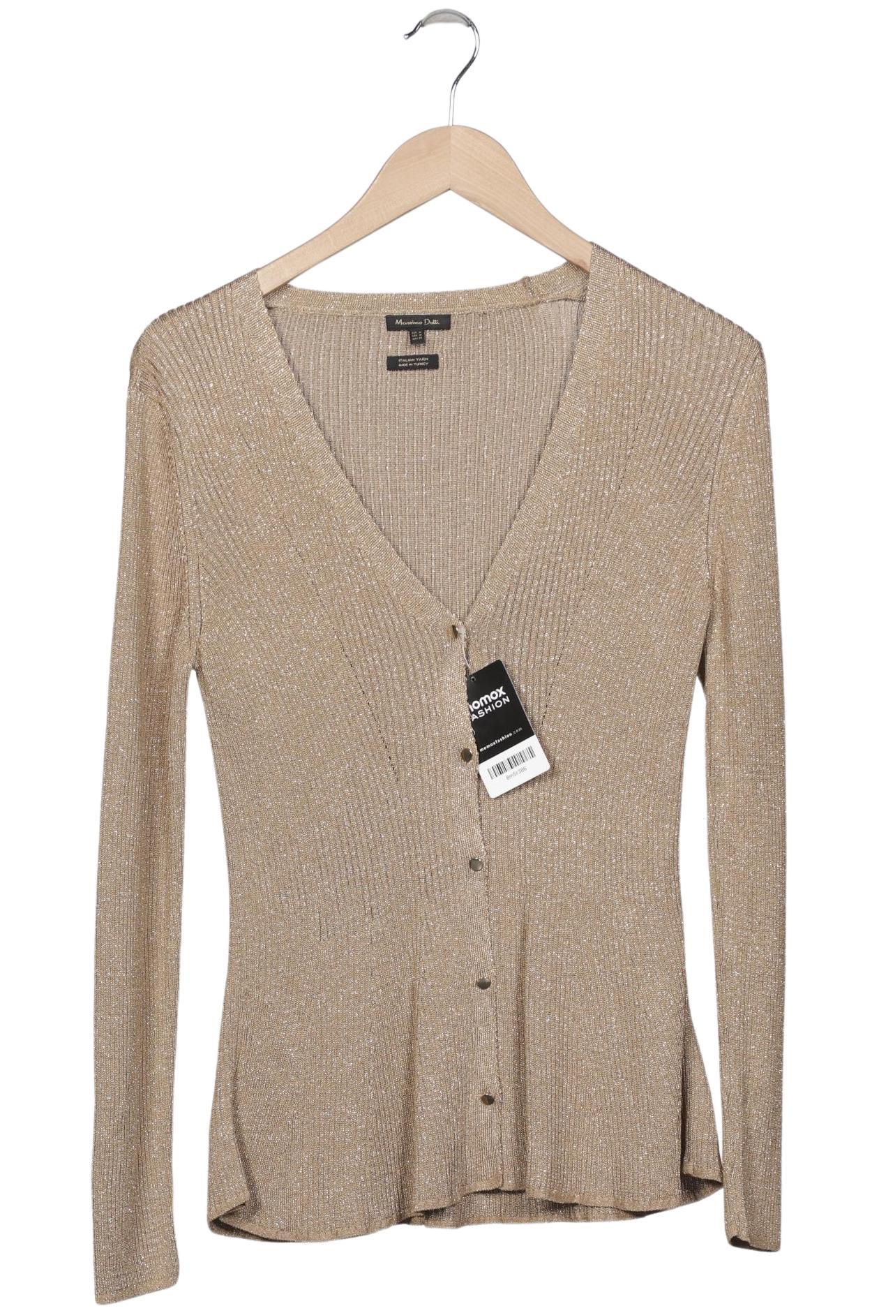 

Massimo Dutti Damen Strickjacke, beige, Gr. 38