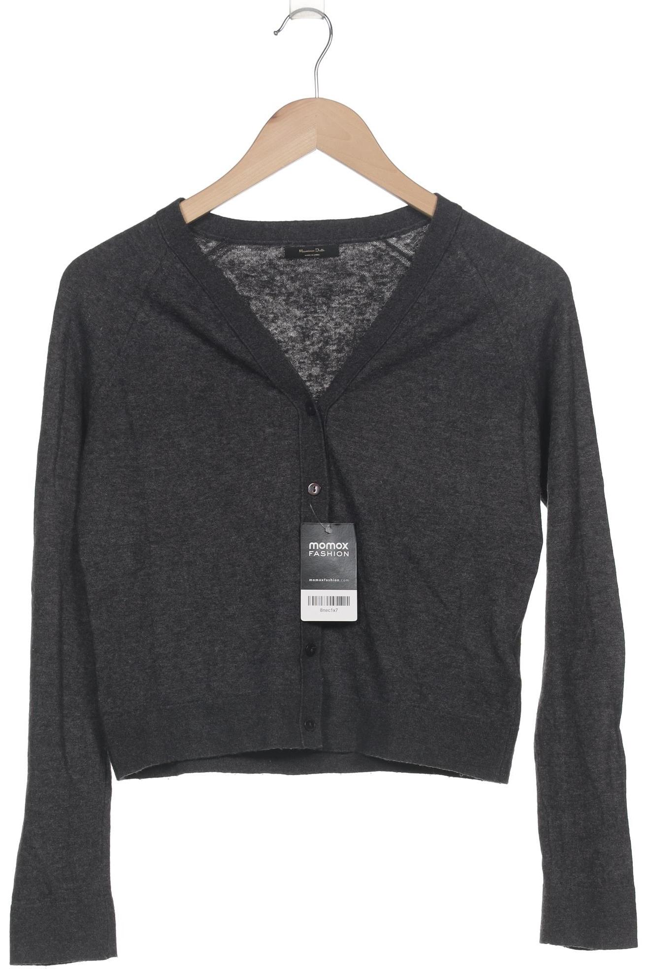 

Massimo Dutti Damen Strickjacke, grau, Gr. 34