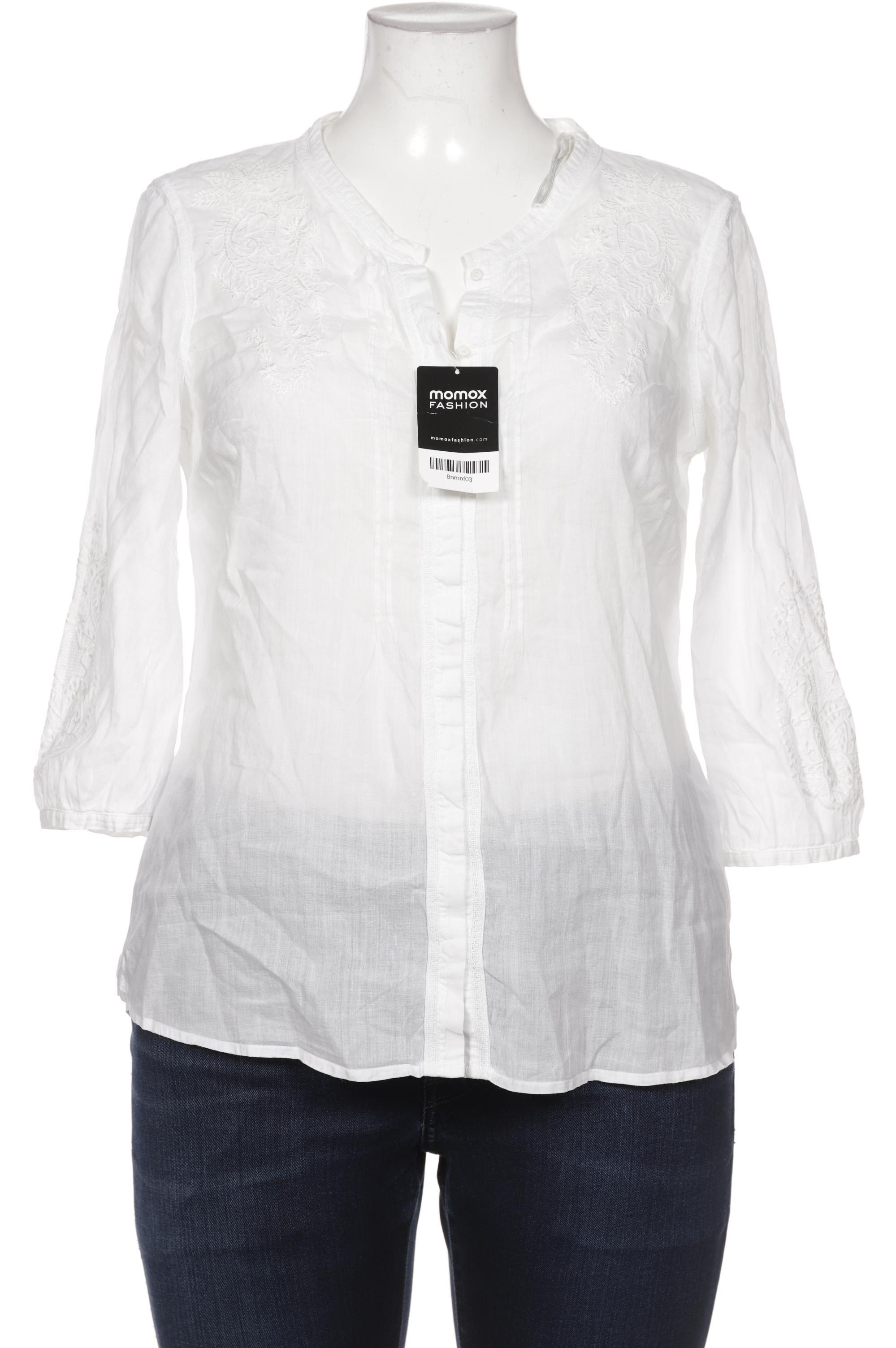 

Massimo Dutti Damen Bluse, weiß, Gr. 42