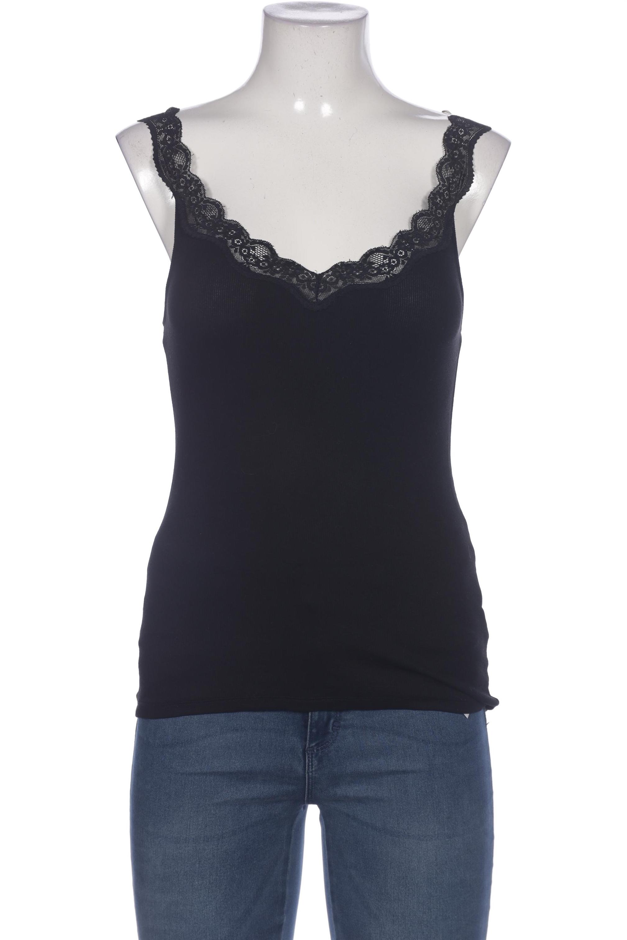 

Massimo Dutti Damen Top, schwarz, Gr. 38