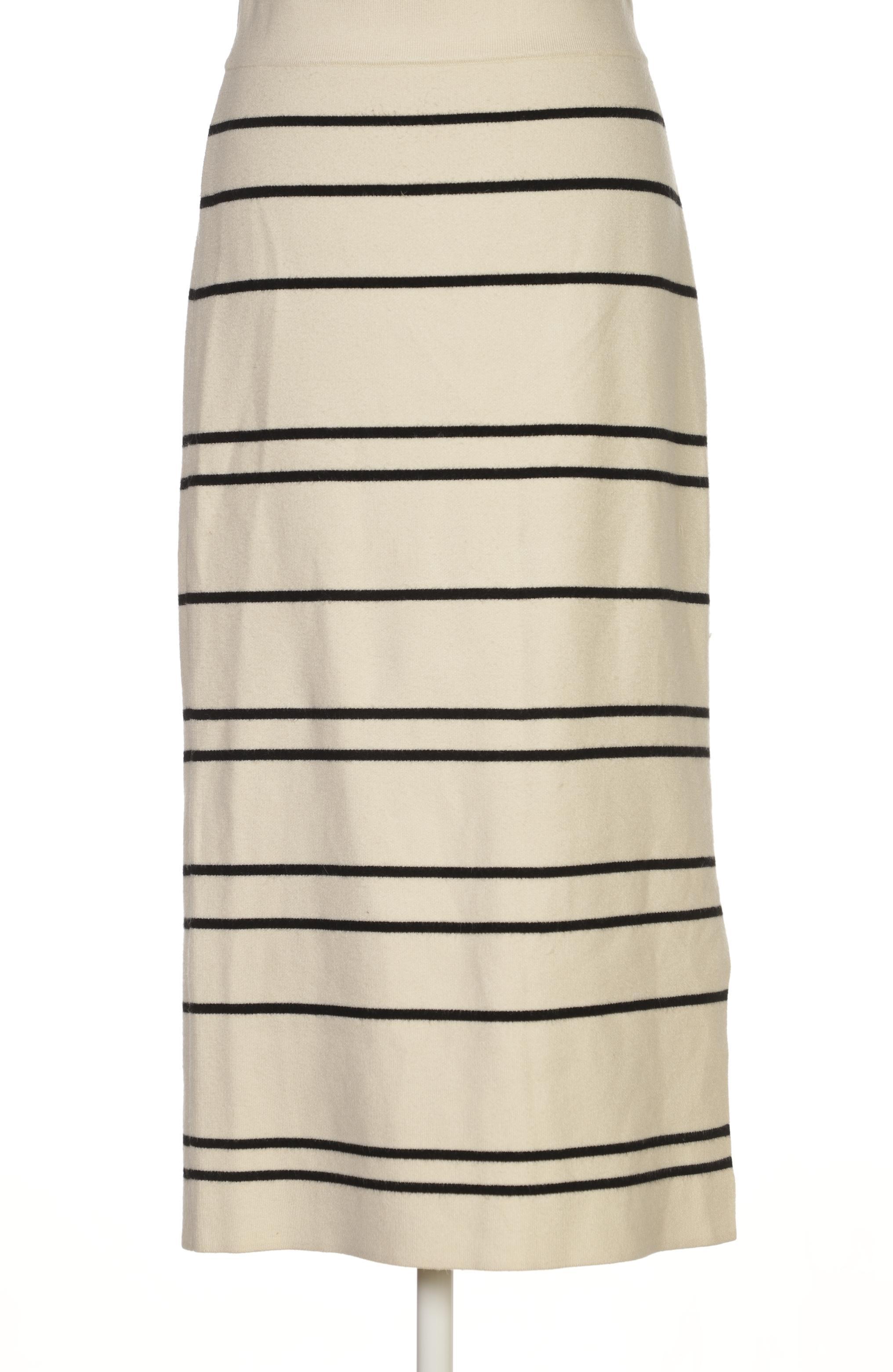 

Massimo Dutti Damen Rock, cremeweiß, Gr. 36