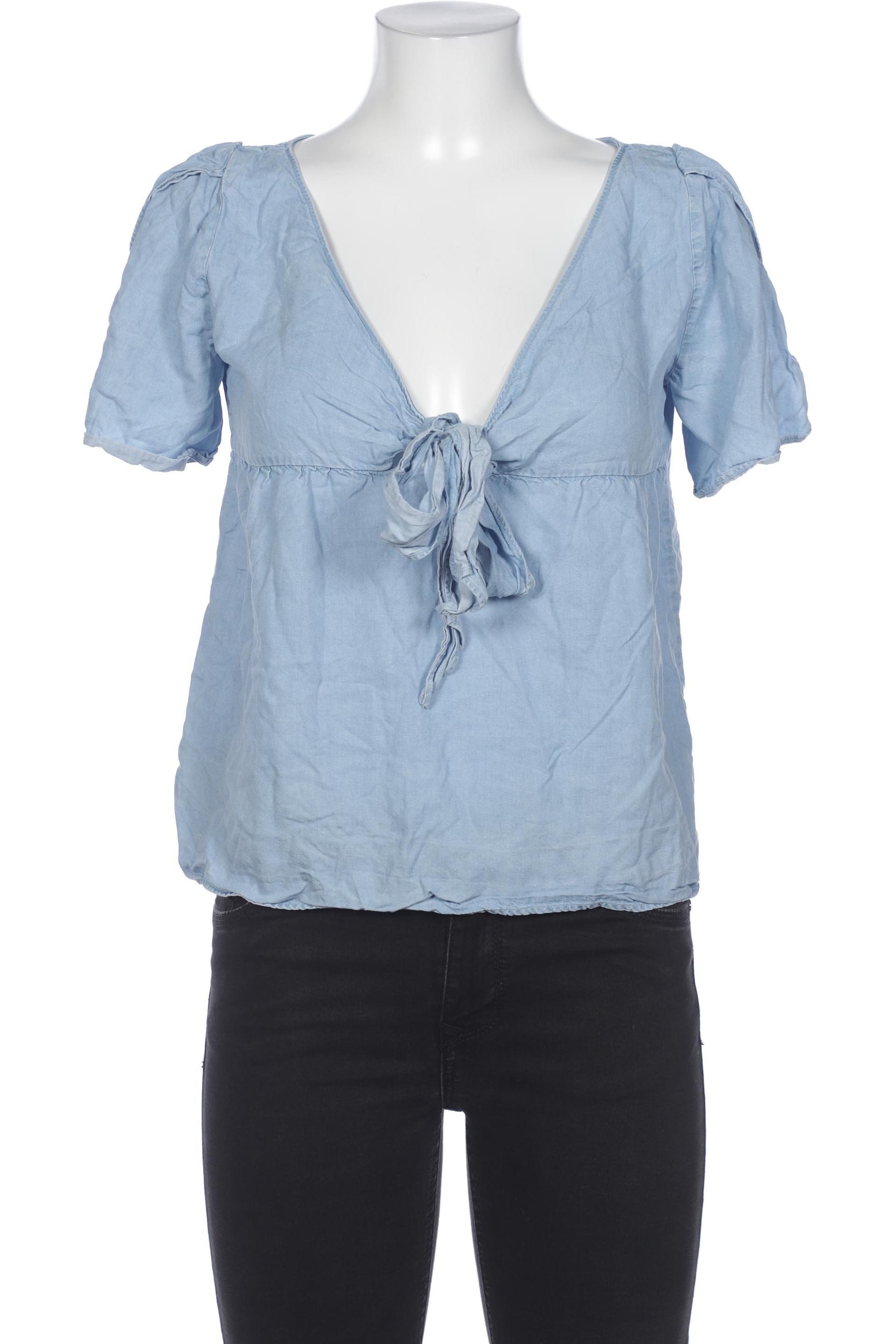

Massimo Dutti Damen Bluse, hellblau, Gr. 38