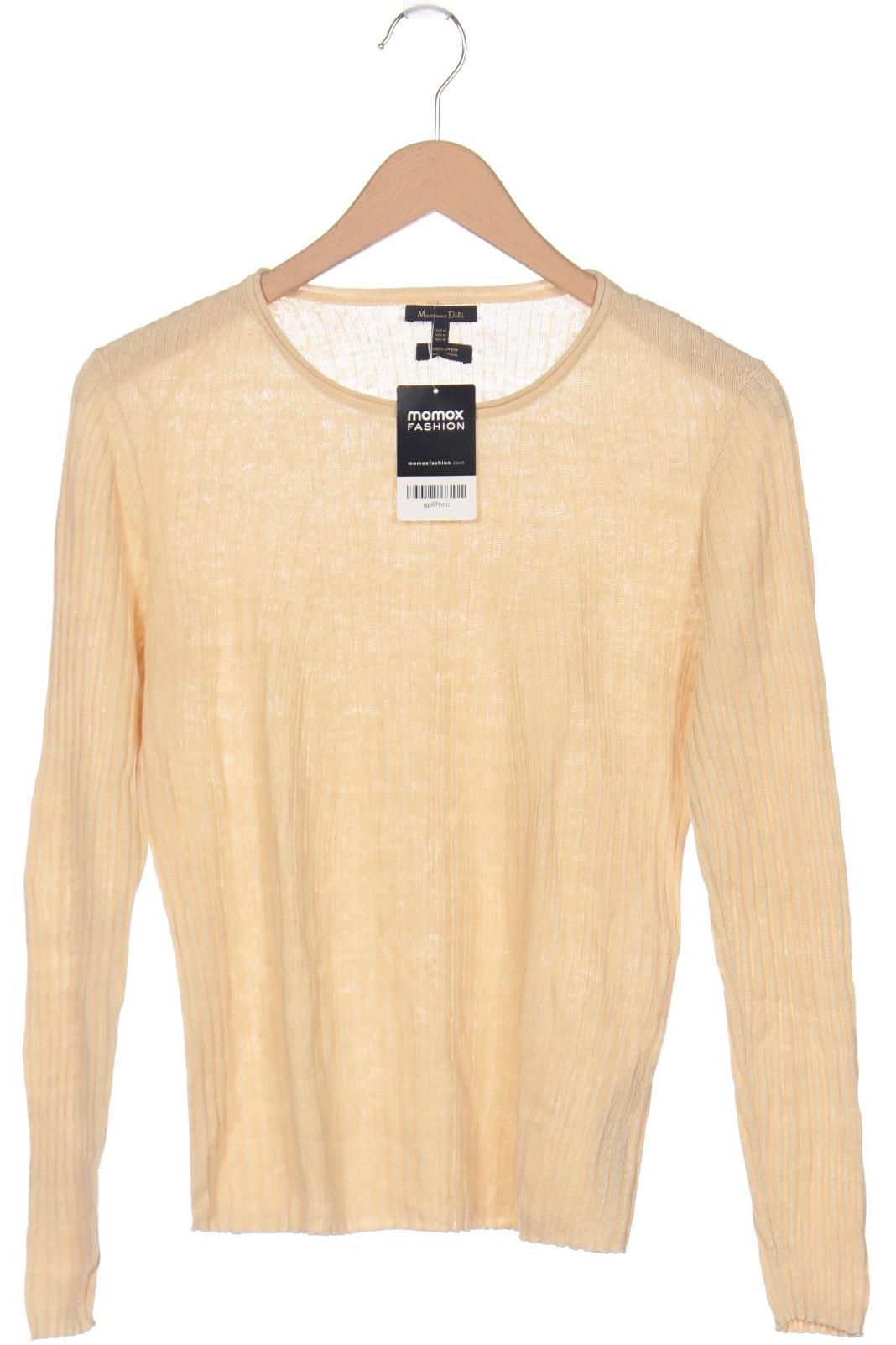 

Massimo Dutti Damen Pullover, cremeweiß, Gr. 38