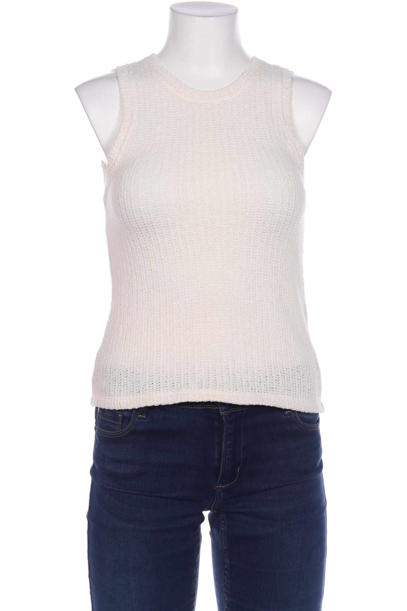 

Massimo Dutti Damen Top, cremeweiß, Gr. 34