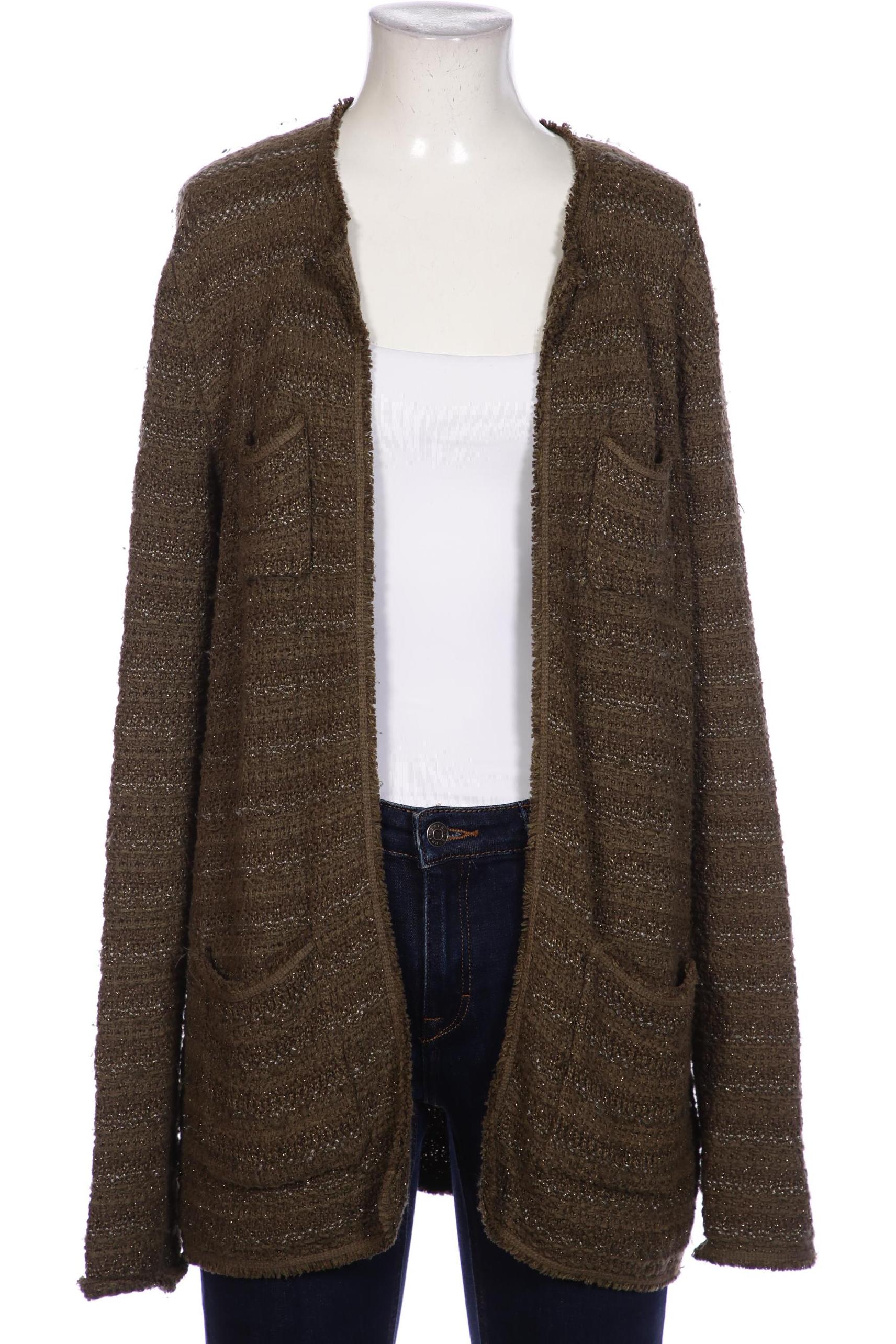 

Massimo Dutti Damen Strickjacke, grün, Gr. 38