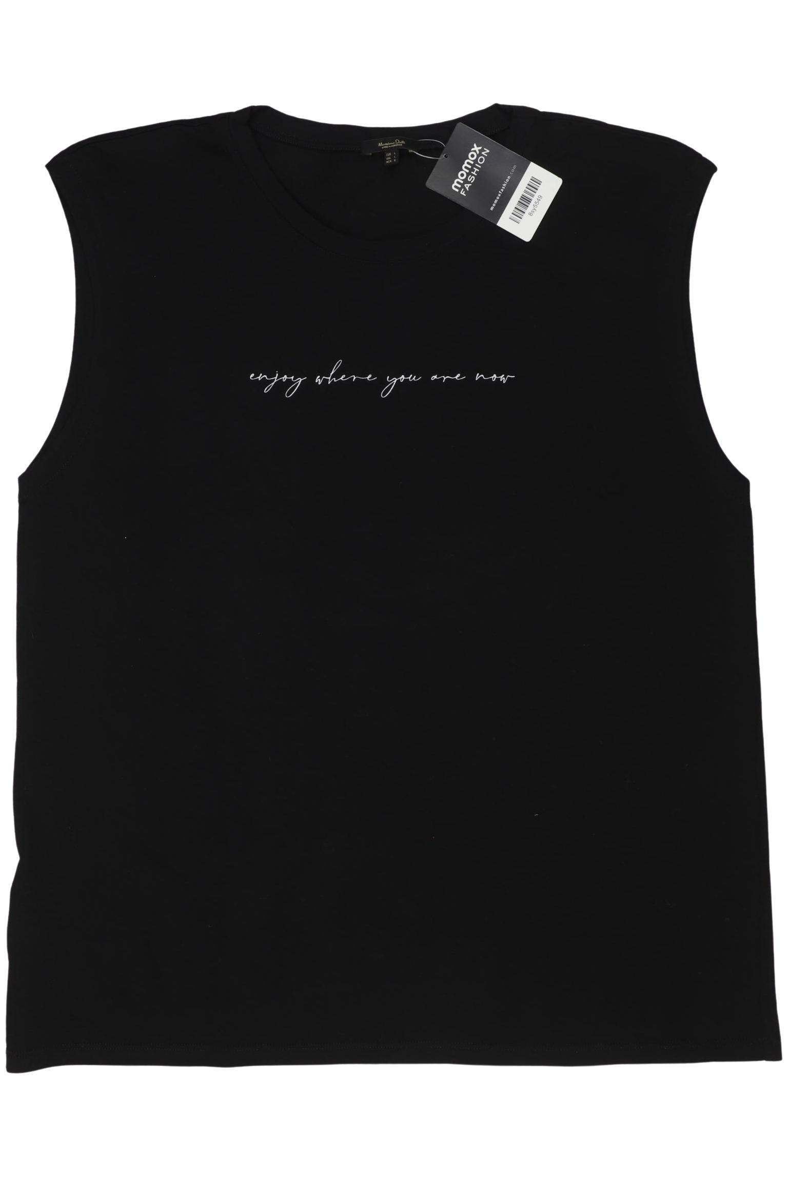 

Massimo Dutti Damen T-Shirt, schwarz, Gr. 42