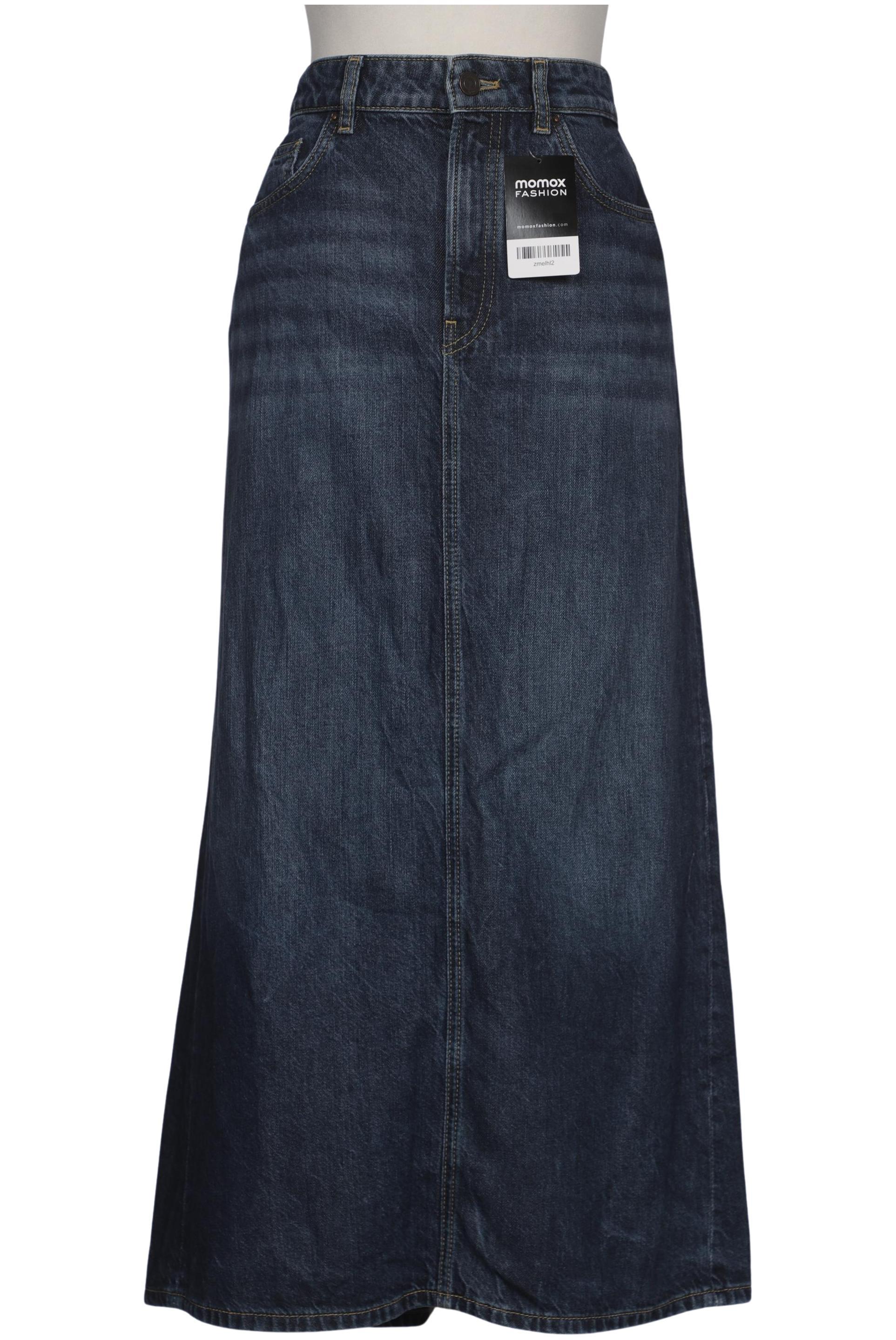 

Massimo Dutti Damen Rock, marineblau, Gr. 40