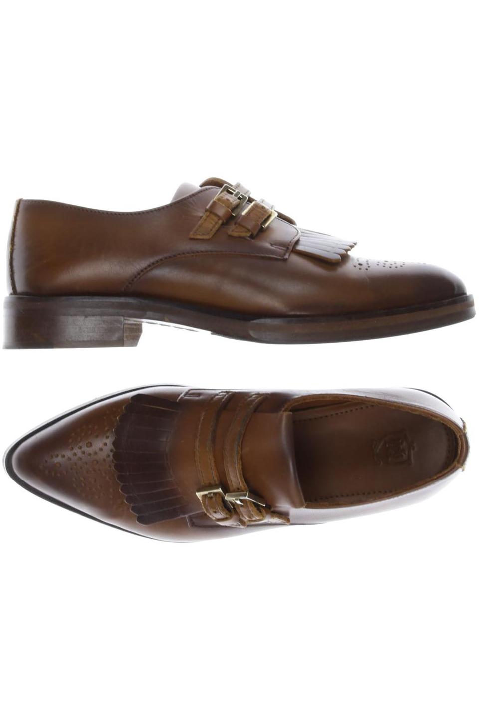 

Massimo Dutti Damen Halbschuh, braun, Gr. 36