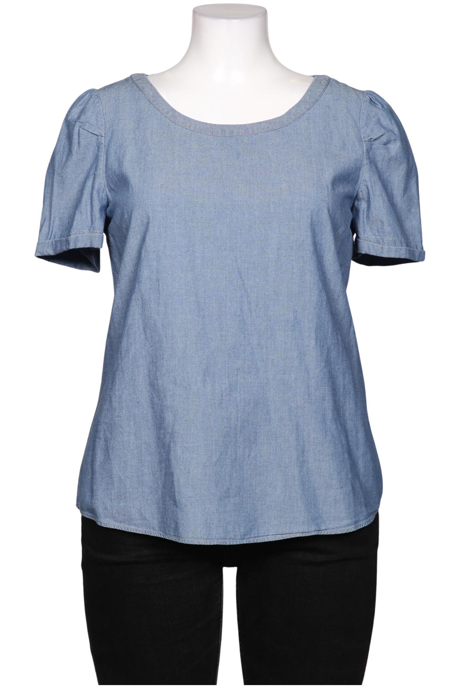 

Massimo Dutti Damen Bluse, blau, Gr. 44