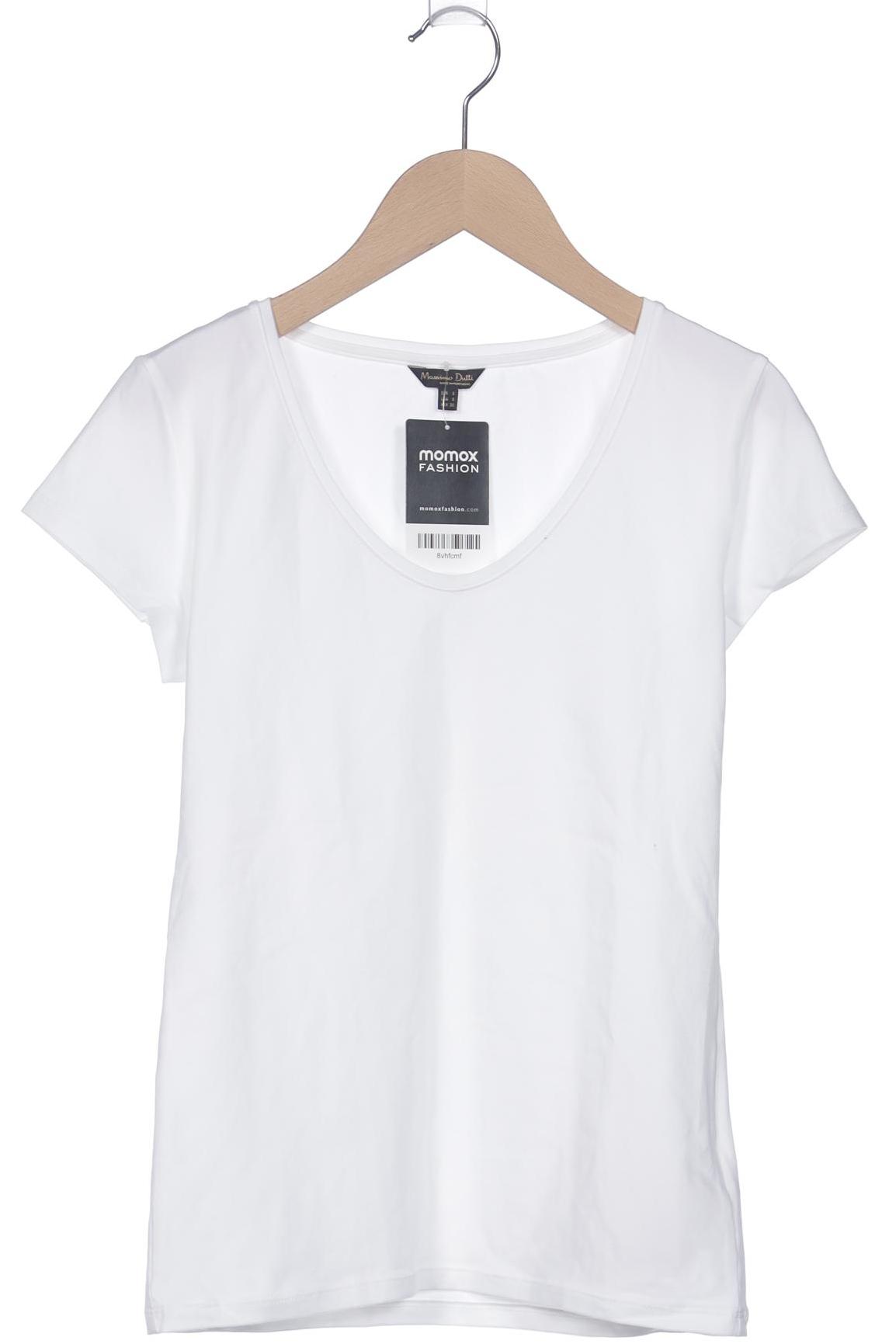 

Massimo Dutti Damen T-Shirt, weiß, Gr. 36