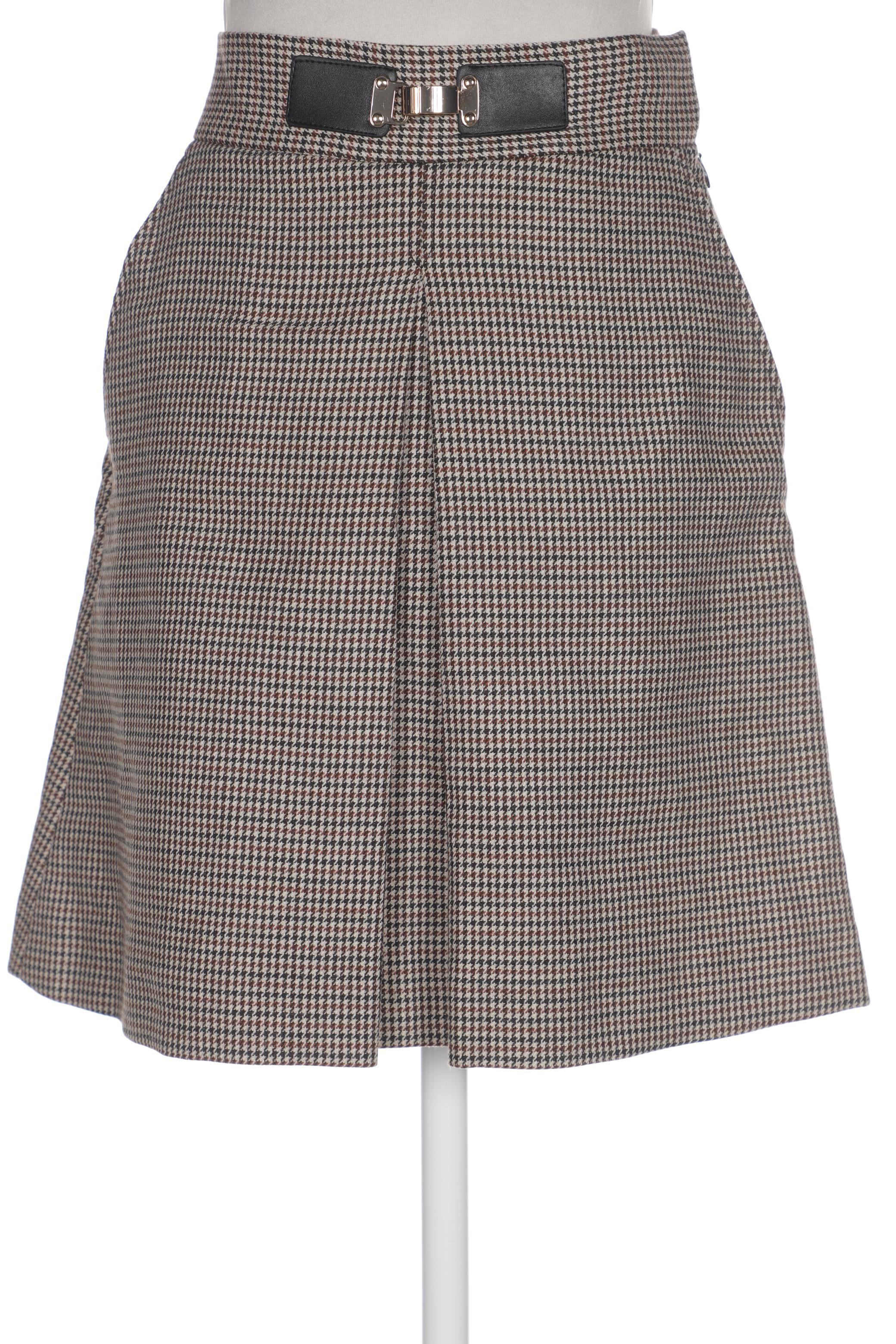 

Massimo Dutti Damen Rock, beige, Gr. 34