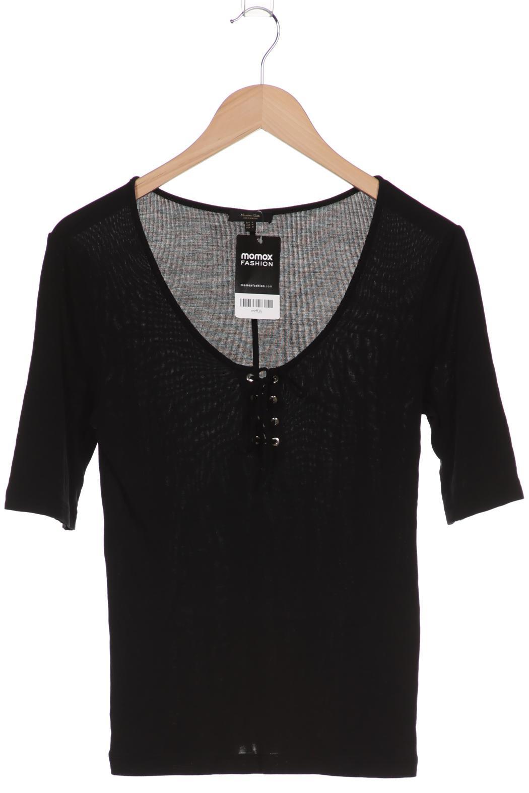 

Massimo Dutti Damen T-Shirt, schwarz, Gr. 38