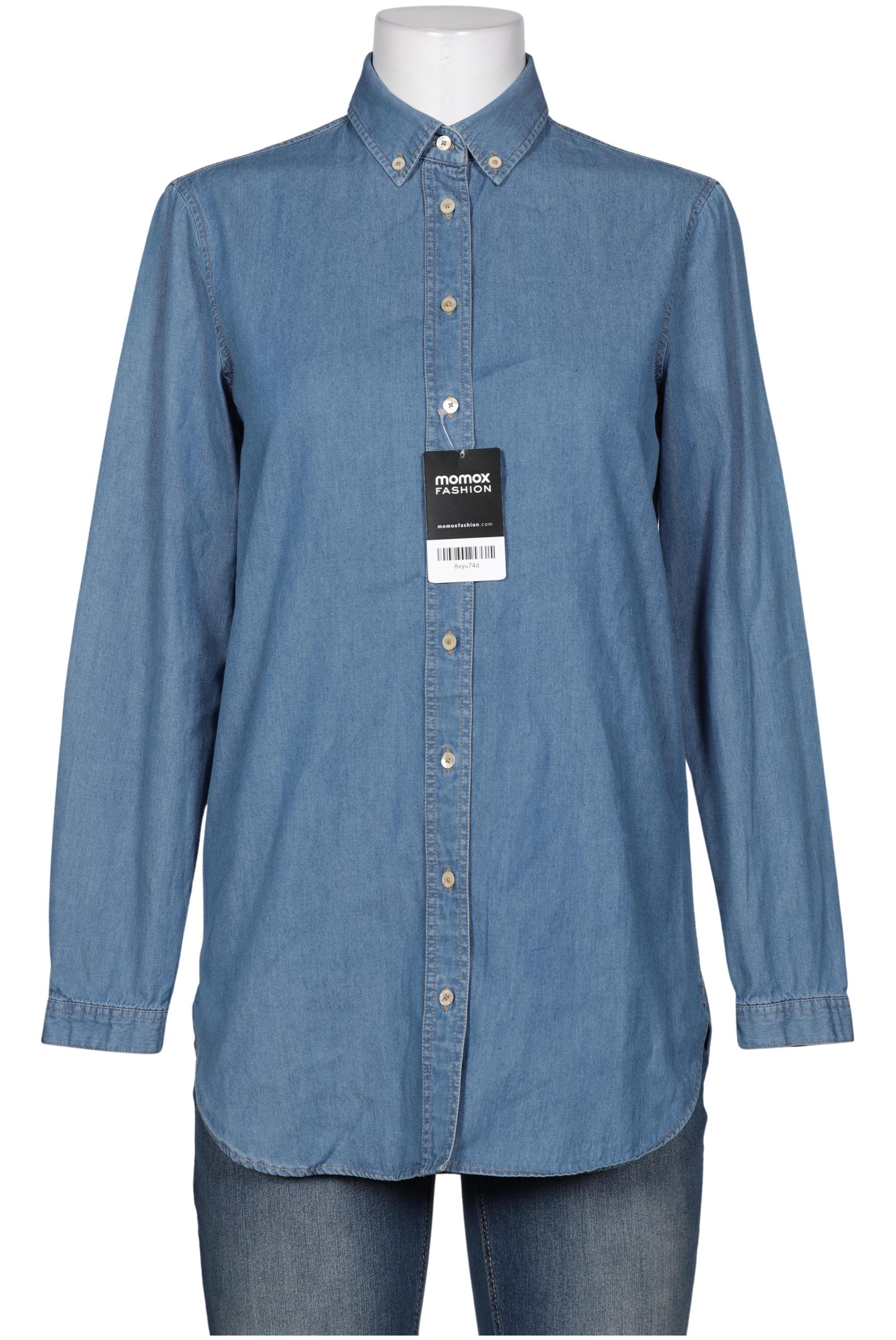 

Massimo Dutti Damen Bluse, blau, Gr. 38