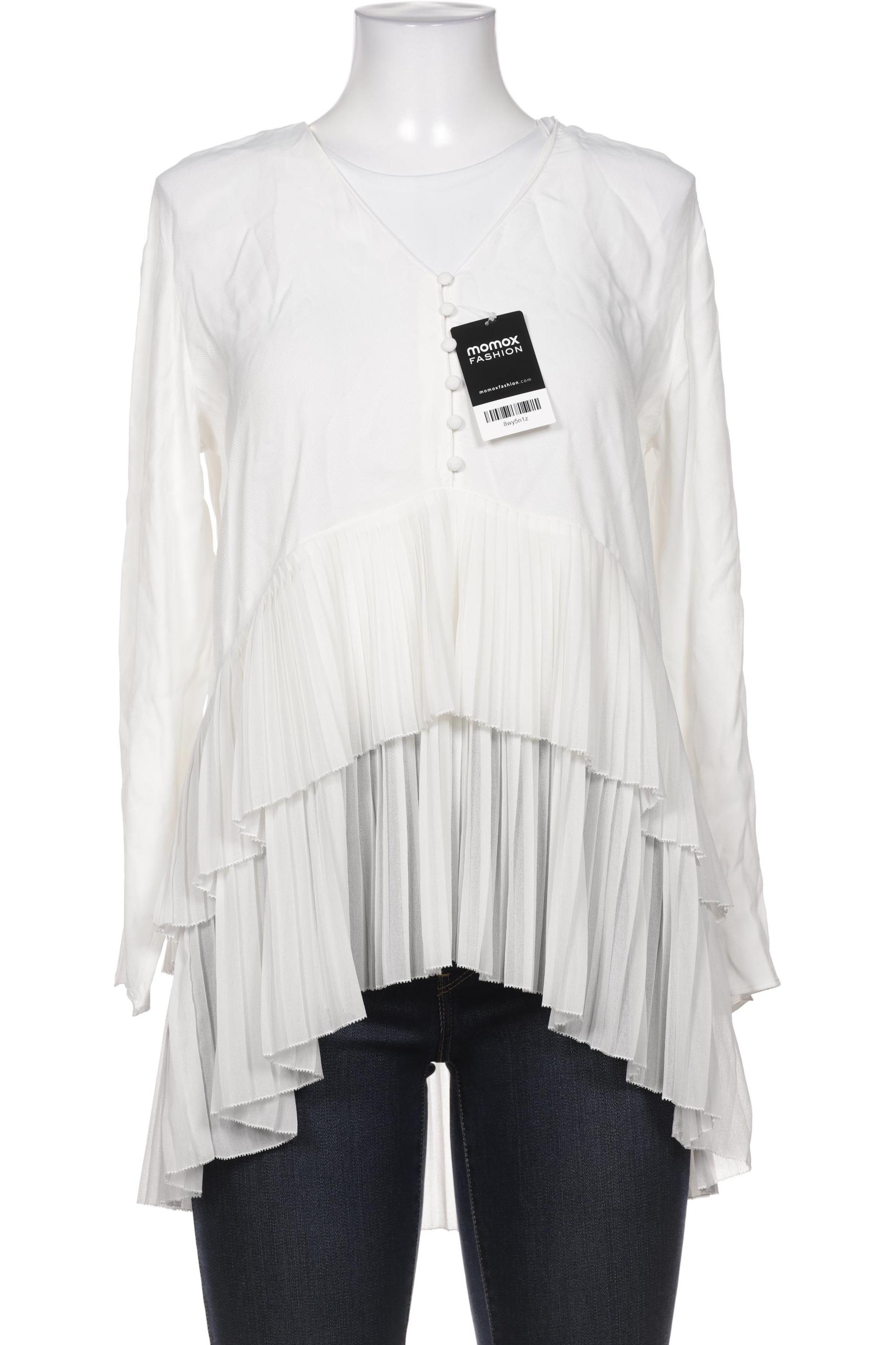 

Massimo Dutti Damen Bluse, weiß, Gr. 40