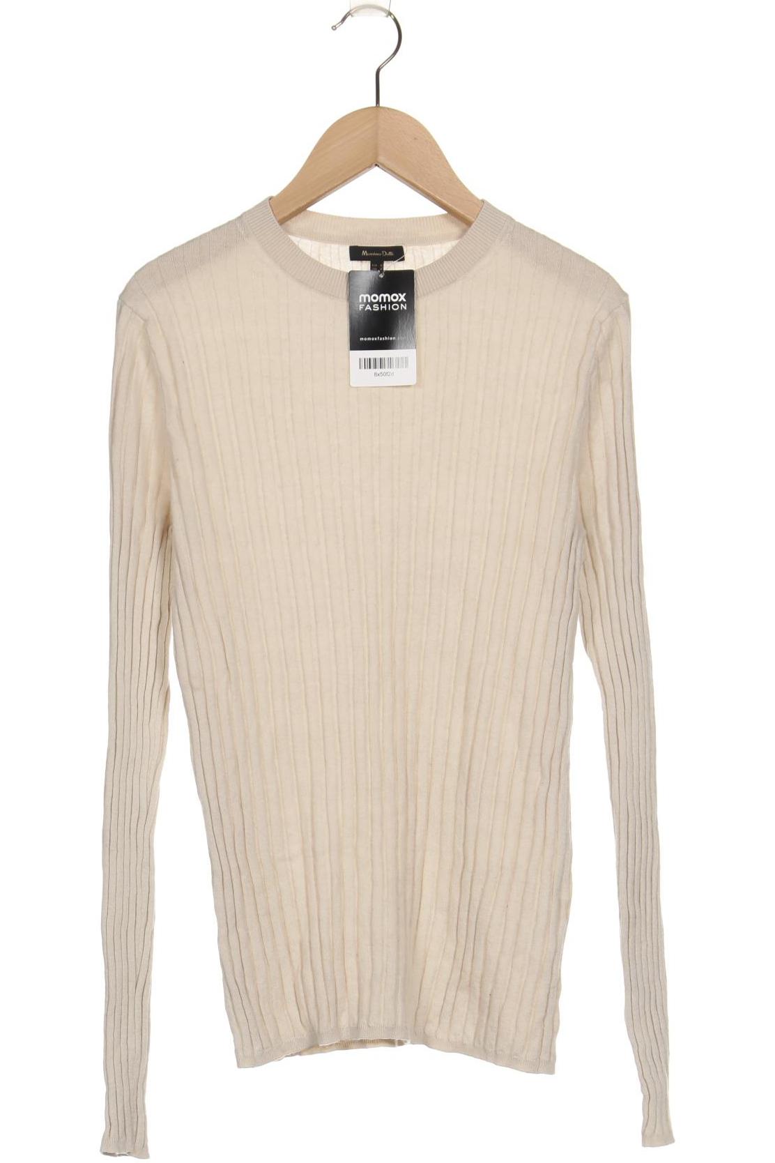 

Massimo Dutti Damen Pullover, cremeweiß, Gr. 36