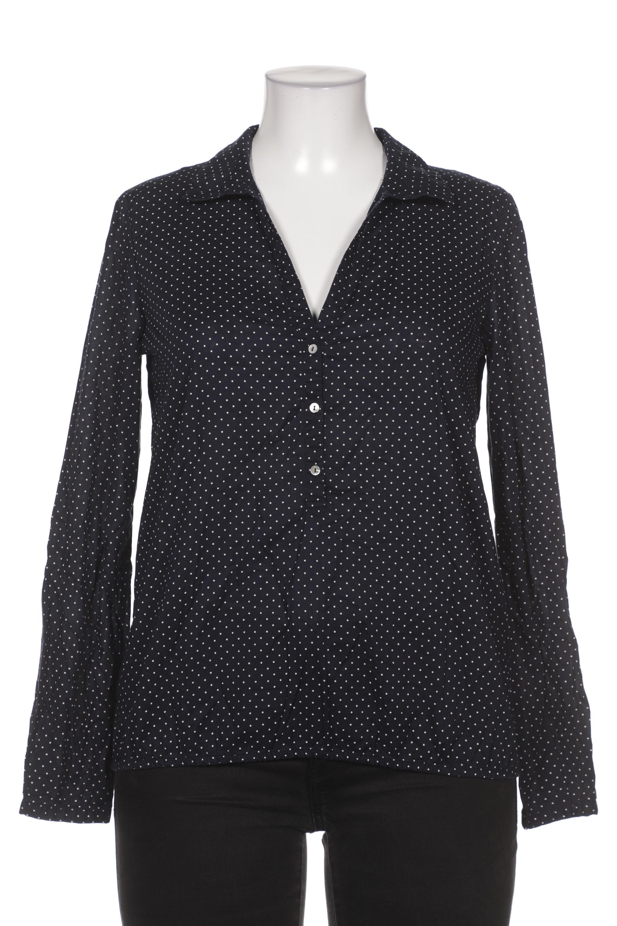 

Massimo Dutti Damen Bluse, marineblau, Gr. 44