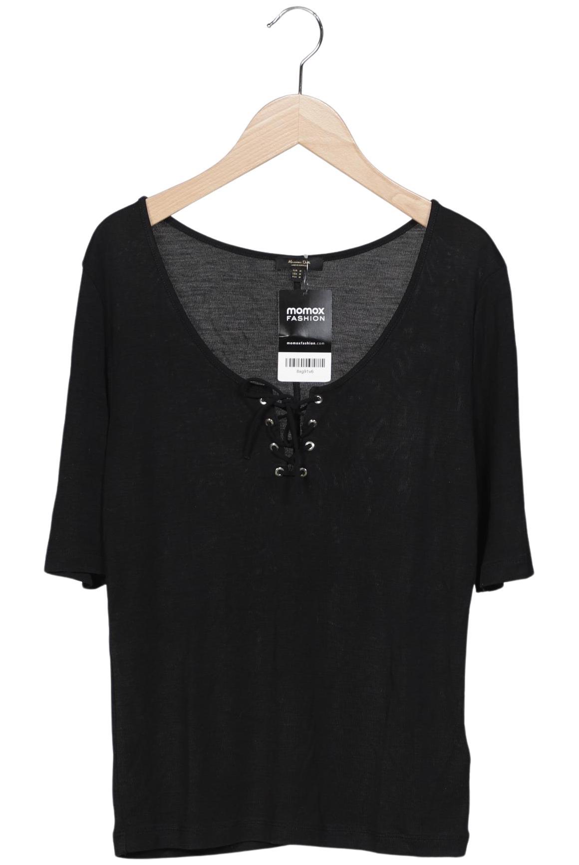 

Massimo Dutti Damen T-Shirt, schwarz, Gr. 38