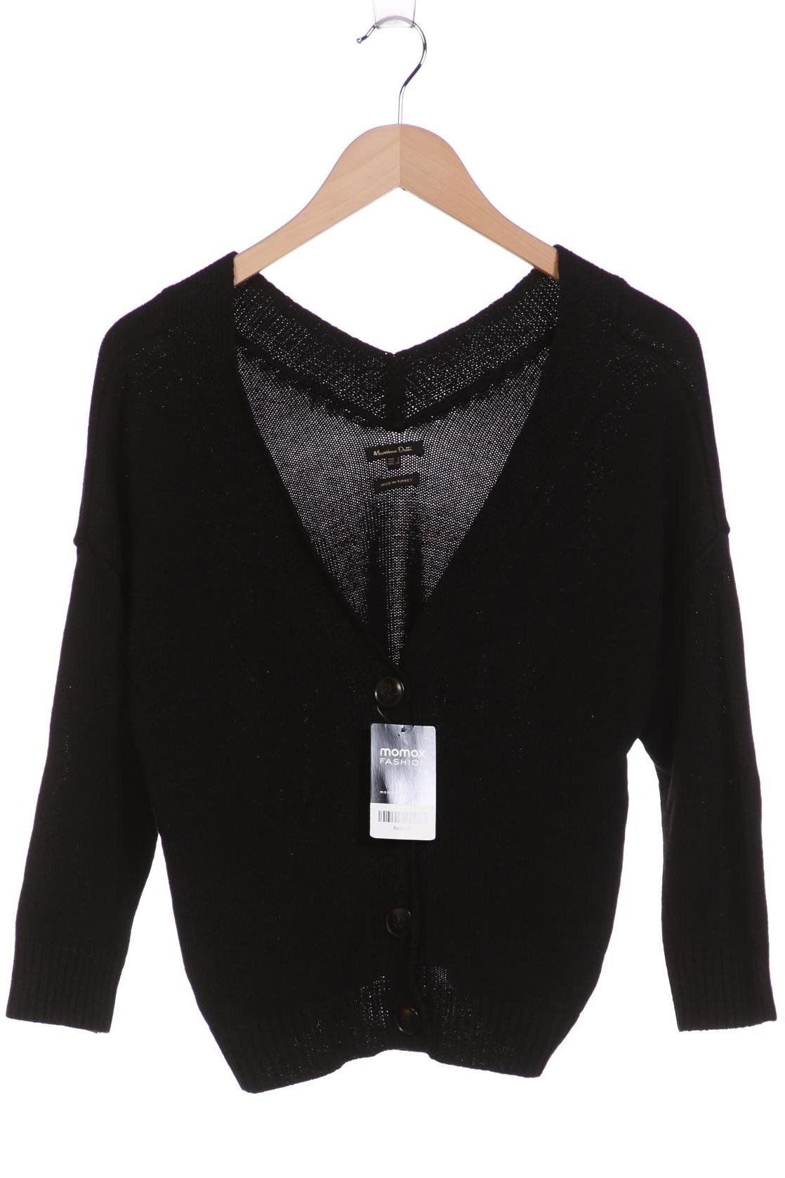

Massimo Dutti Damen Strickjacke, schwarz, Gr. 36