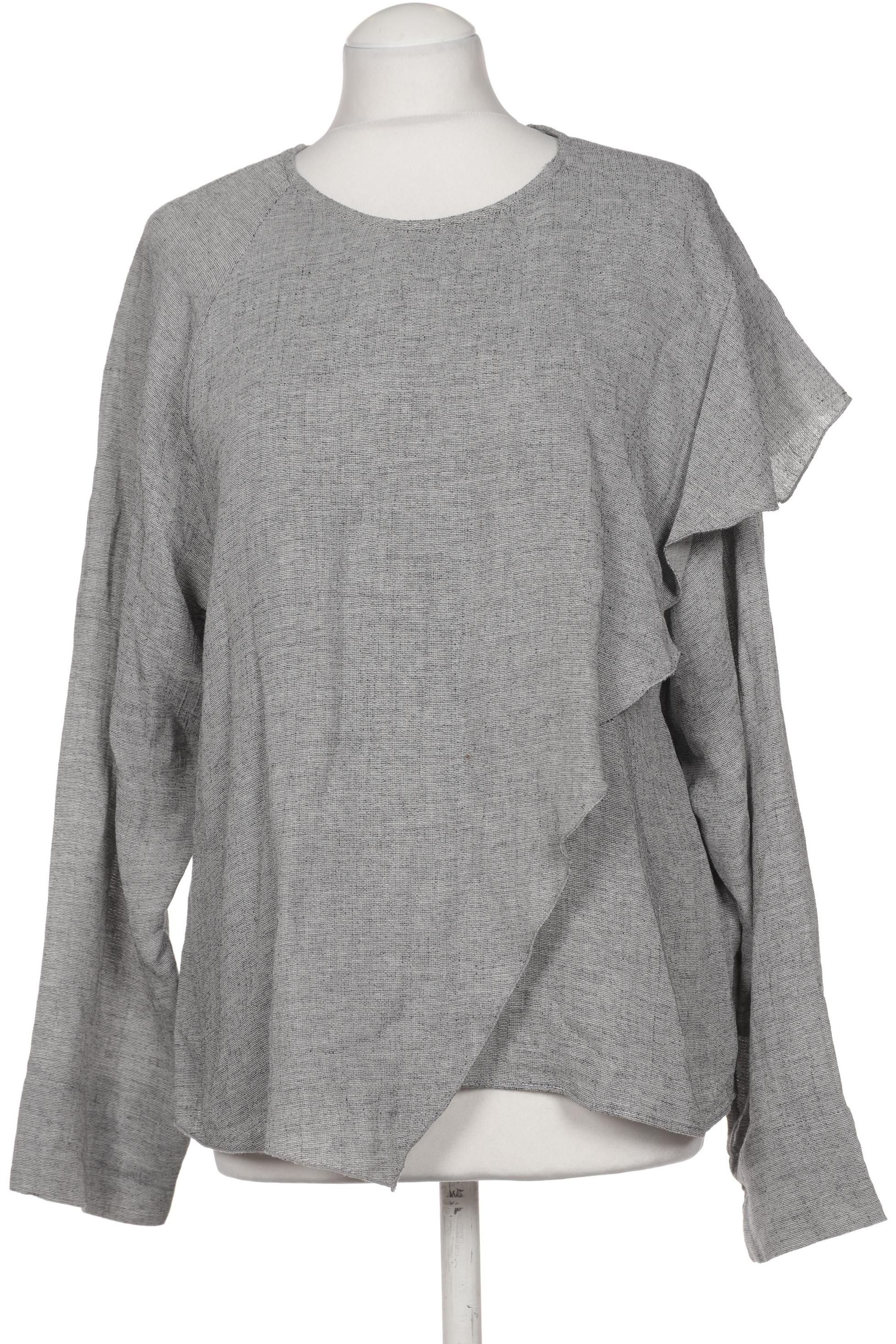 

Massimo Dutti Damen Bluse, grau, Gr. 38